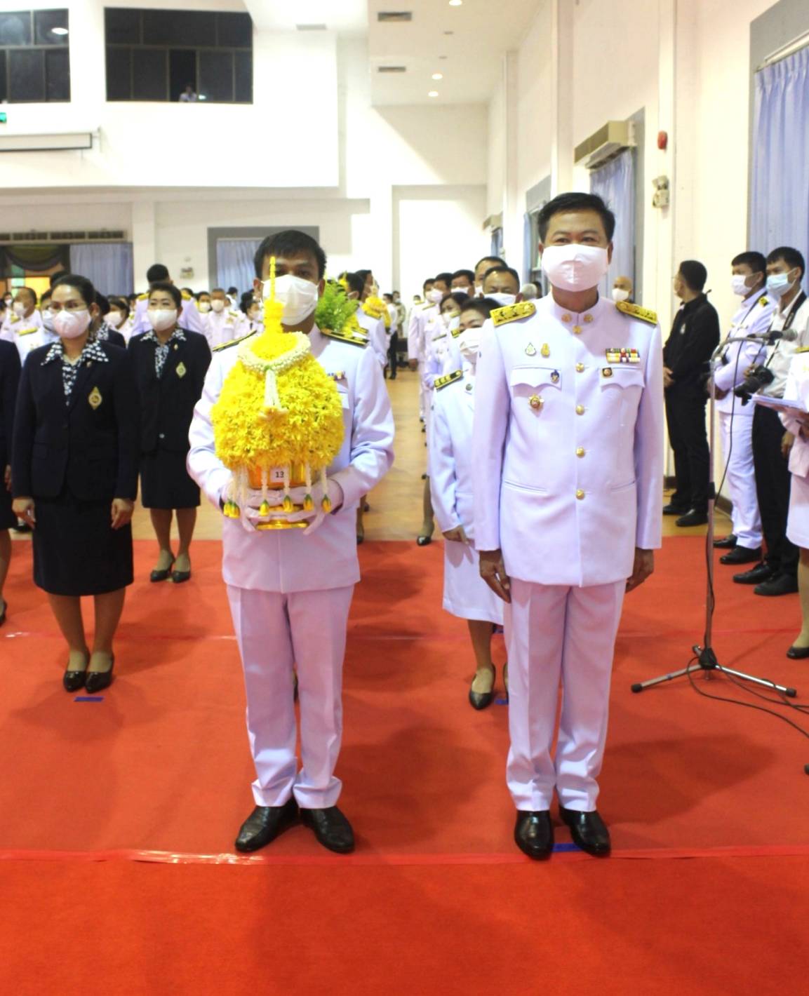 พช.หนองคาย เข้าร่วมพิธีวางพานพุ่มดอกไม้สด เนื่องในวันที่ระลึกพระบาทสมเด็จพระนั่งเกล้าเจ้าอยู่หัว พระมหาเจษฎาราชเจ้า ประจำปีพุทธศักราช ๒๕๖๔