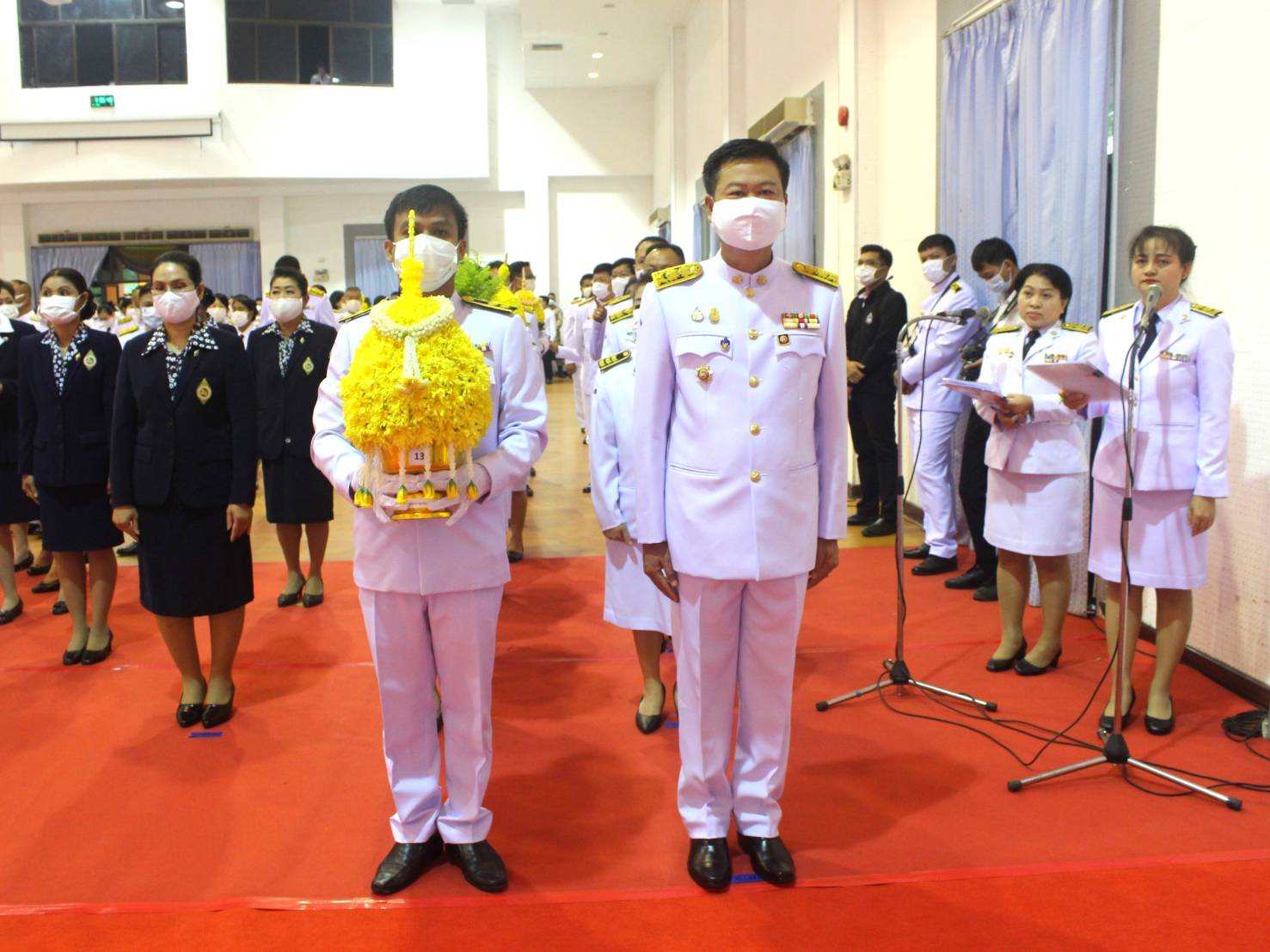 พช.หนองคาย เข้าร่วมพิธีวางพานพุ่มดอกไม้สด เนื่องในวันที่ระลึกพระบาทสมเด็จพระนั่งเกล้าเจ้าอยู่หัว พระมหาเจษฎาราชเจ้า ประจำปีพุทธศักราช ๒๕๖๔