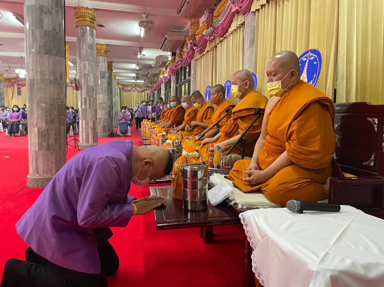 จังหวัดหนองคาย จัดกิจกรรม ทอดถวายผ้าป่าสมทบกองทุนพัฒนาเด็กชนบท ในพระราชูปถัมภ์สมเด็จพระเทพรัตนราชสุดาฯ สยามบรมราชกุมารี จังหวัดหนองคาย ประจำปี 2564