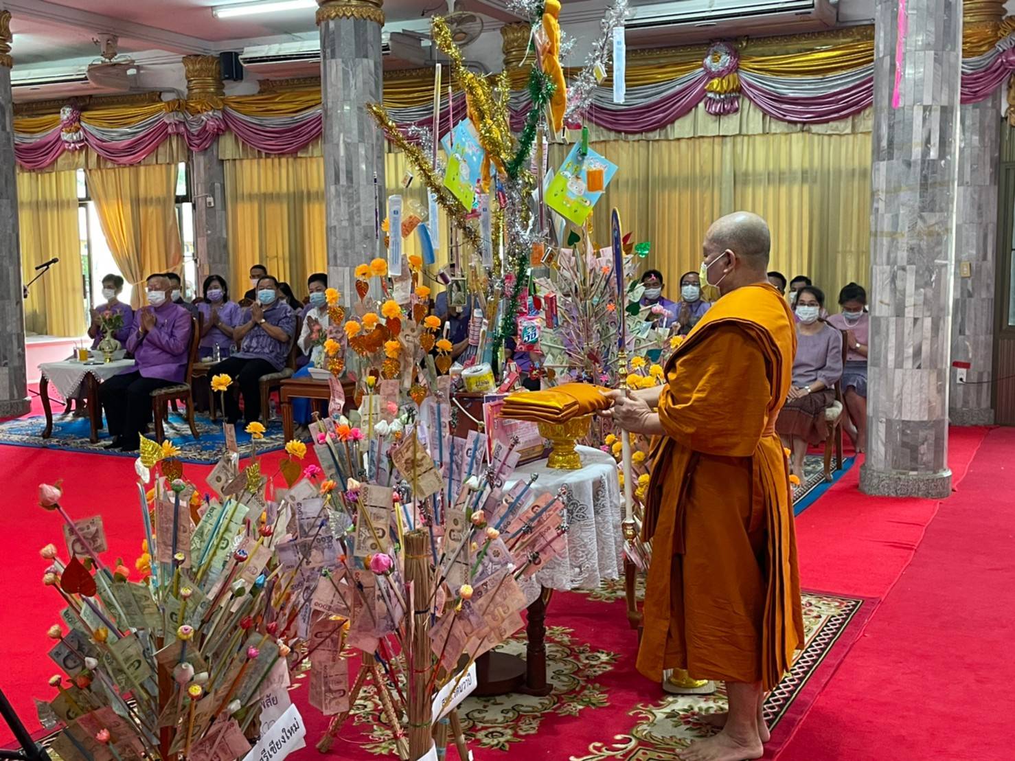 จังหวัดหนองคาย จัดกิจกรรม ทอดถวายผ้าป่าสมทบกองทุนพัฒนาเด็กชนบท ในพระราชูปถัมภ์สมเด็จพระเทพรัตนราชสุดาฯ สยามบรมราชกุมารี จังหวัดหนองคาย ประจำปี 2564