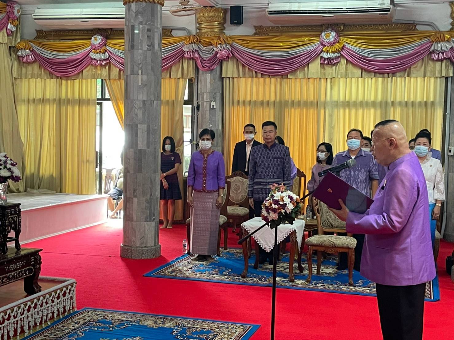 จังหวัดหนองคาย จัดกิจกรรม ทอดถวายผ้าป่าสมทบกองทุนพัฒนาเด็กชนบท ในพระราชูปถัมภ์สมเด็จพระเทพรัตนราชสุดาฯ สยามบรมราชกุมารี จังหวัดหนองคาย ประจำปี 2564