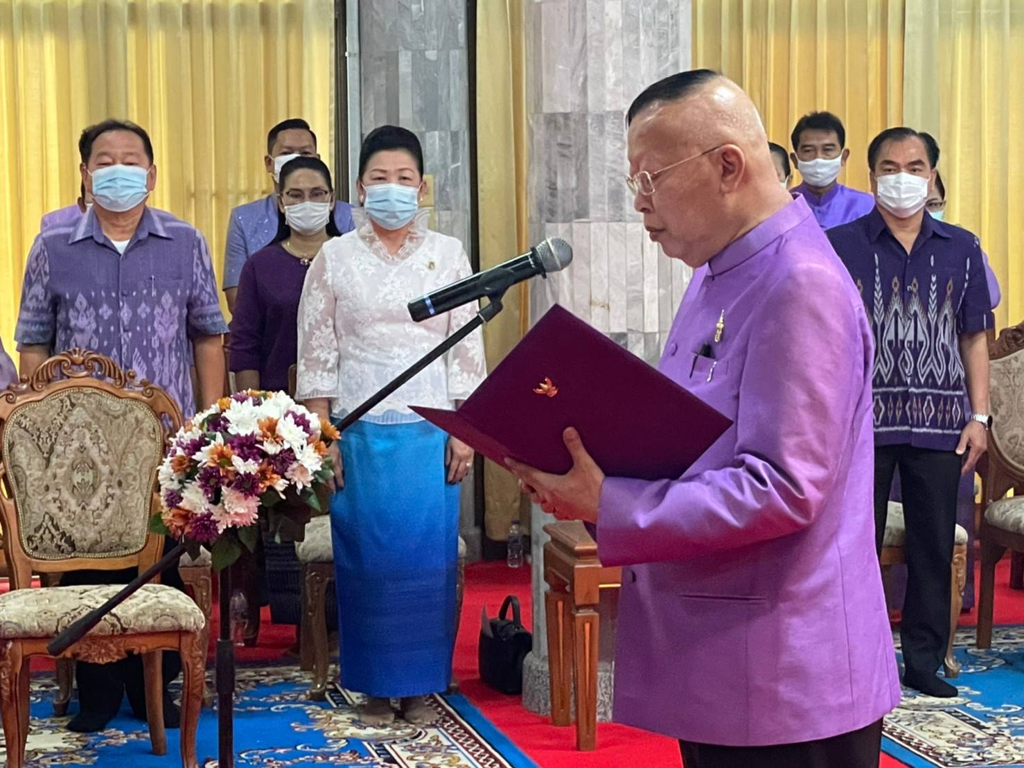 จังหวัดหนองคาย จัดกิจกรรม ทอดถวายผ้าป่าสมทบกองทุนพัฒนาเด็กชนบท ในพระราชูปถัมภ์สมเด็จพระเทพรัตนราชสุดาฯ สยามบรมราชกุมารี จังหวัดหนองคาย ประจำปี 2564