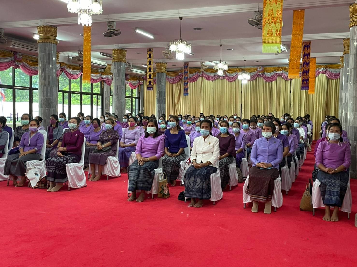 จังหวัดหนองคาย จัดกิจกรรม ทอดถวายผ้าป่าสมทบกองทุนพัฒนาเด็กชนบท ในพระราชูปถัมภ์สมเด็จพระเทพรัตนราชสุดาฯ สยามบรมราชกุมารี จังหวัดหนองคาย ประจำปี 2564