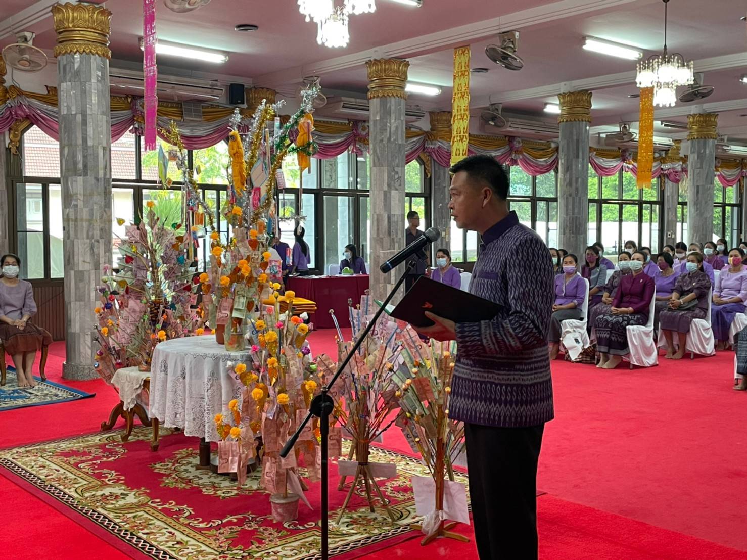 จังหวัดหนองคาย จัดกิจกรรม ทอดถวายผ้าป่าสมทบกองทุนพัฒนาเด็กชนบท ในพระราชูปถัมภ์สมเด็จพระเทพรัตนราชสุดาฯ สยามบรมราชกุมารี จังหวัดหนองคาย ประจำปี 2564