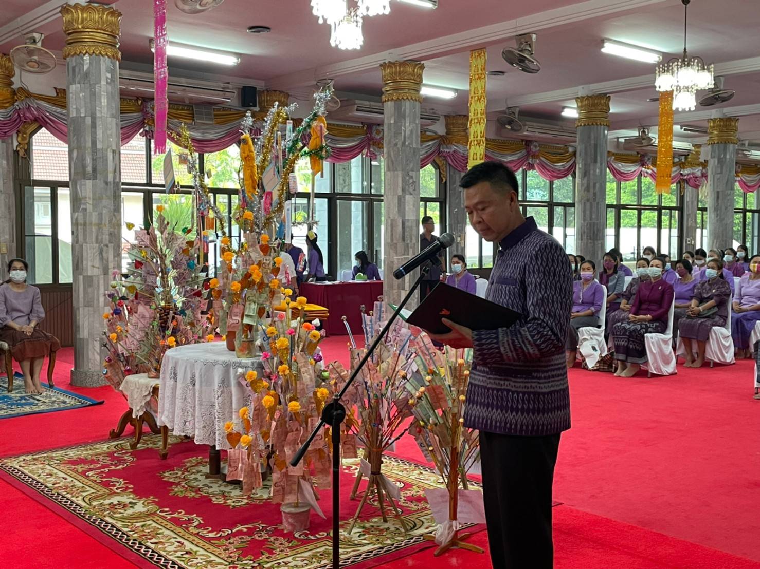 จังหวัดหนองคาย จัดกิจกรรม ทอดถวายผ้าป่าสมทบกองทุนพัฒนาเด็กชนบท ในพระราชูปถัมภ์สมเด็จพระเทพรัตนราชสุดาฯ สยามบรมราชกุมารี จังหวัดหนองคาย ประจำปี 2564