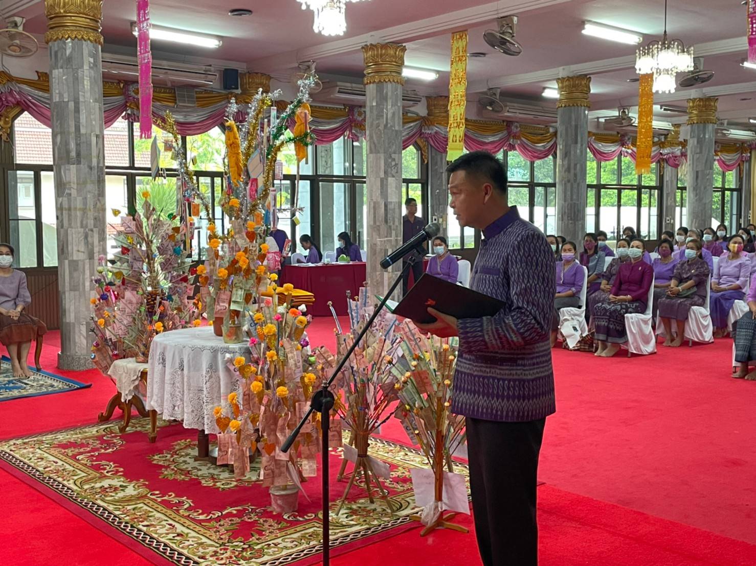 จังหวัดหนองคาย จัดกิจกรรม ทอดถวายผ้าป่าสมทบกองทุนพัฒนาเด็กชนบท ในพระราชูปถัมภ์สมเด็จพระเทพรัตนราชสุดาฯ สยามบรมราชกุมารี จังหวัดหนองคาย ประจำปี 2564