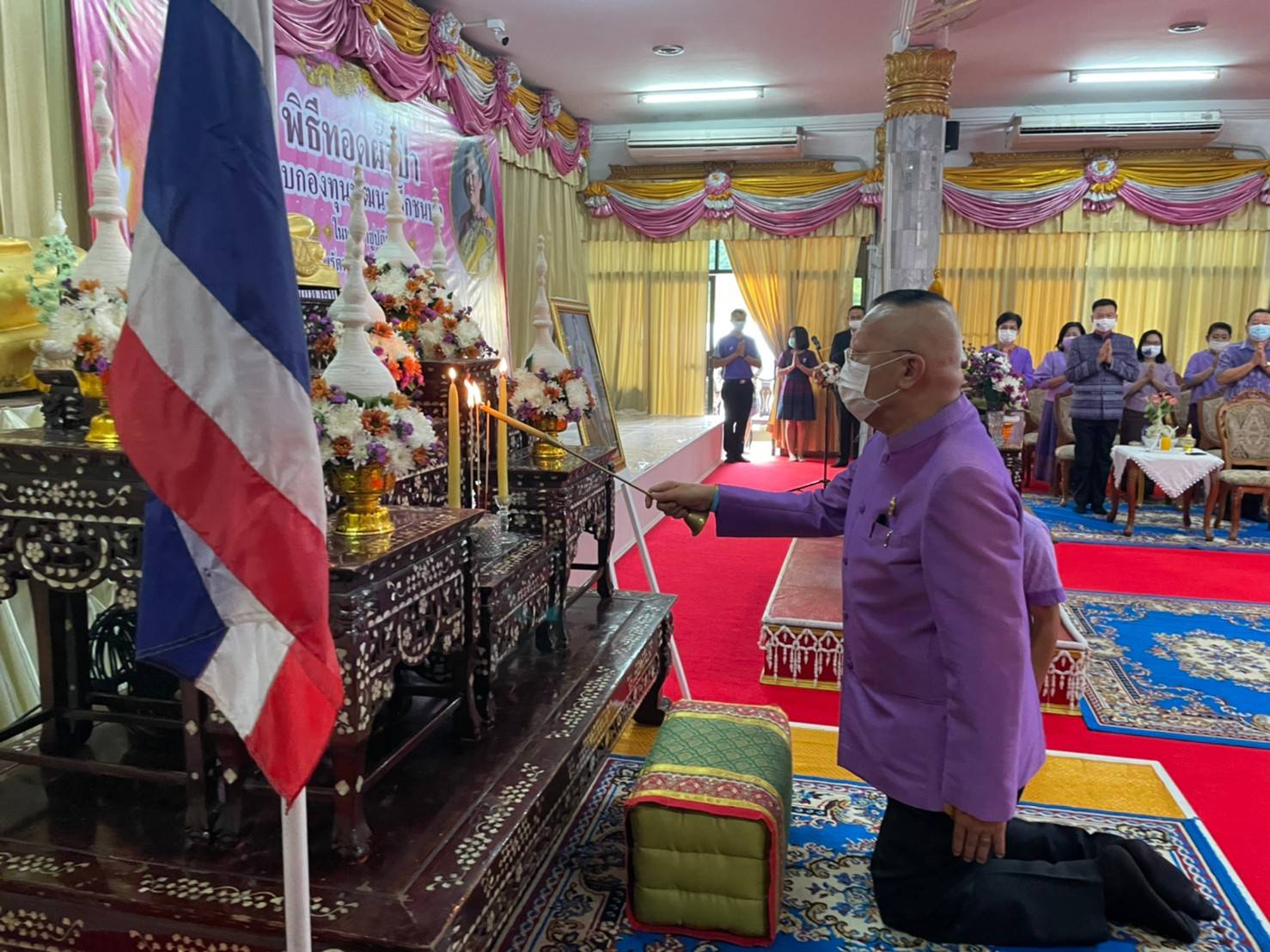 จังหวัดหนองคาย จัดกิจกรรม ทอดถวายผ้าป่าสมทบกองทุนพัฒนาเด็กชนบท ในพระราชูปถัมภ์สมเด็จพระเทพรัตนราชสุดาฯ สยามบรมราชกุมารี จังหวัดหนองคาย ประจำปี 2564