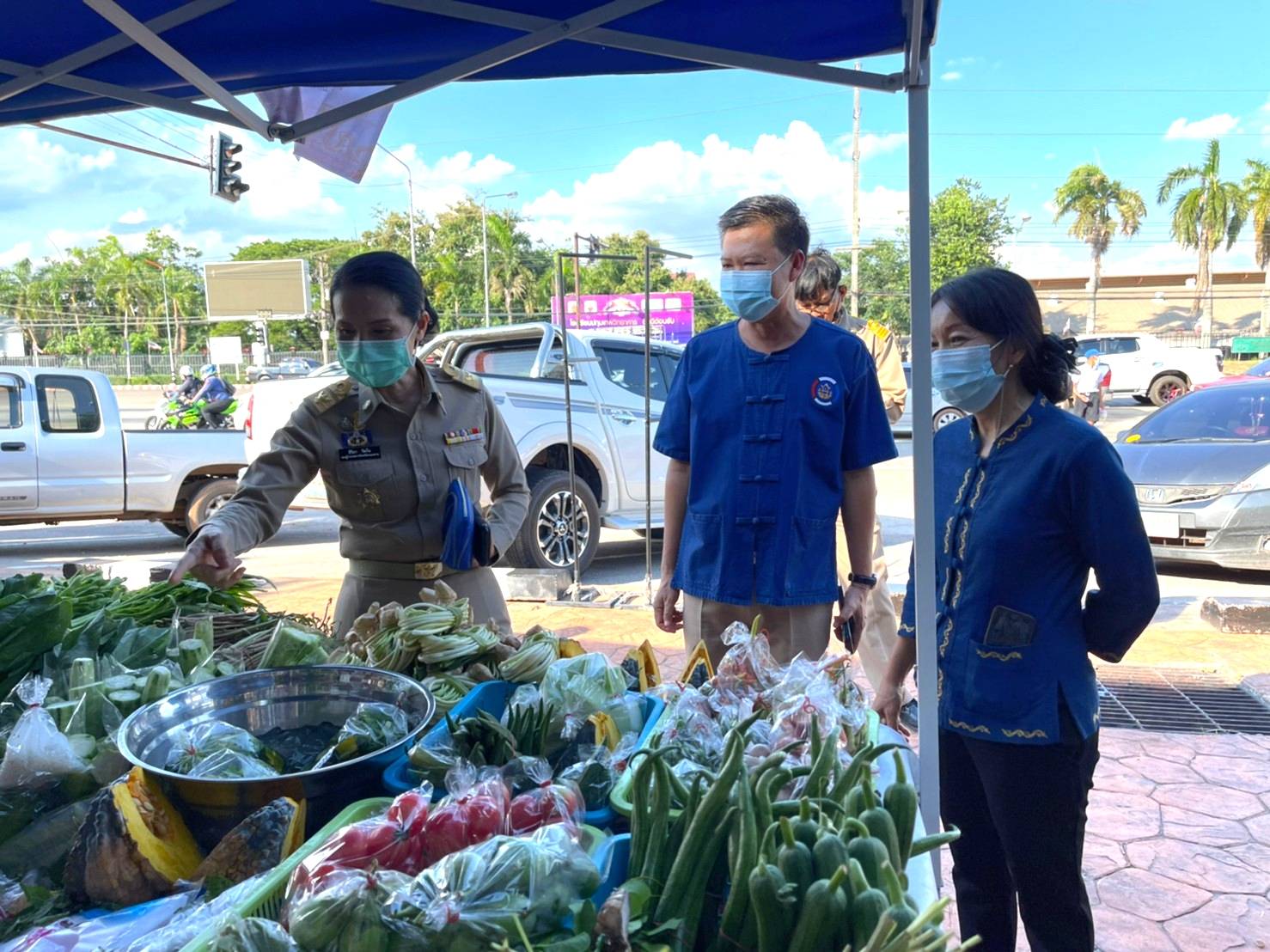 จังหวัดหนองคาย จัดตลาดชุมชน คนหนองคาย ร่วมใจฝ่าวิกฤตไปด้วยกัน