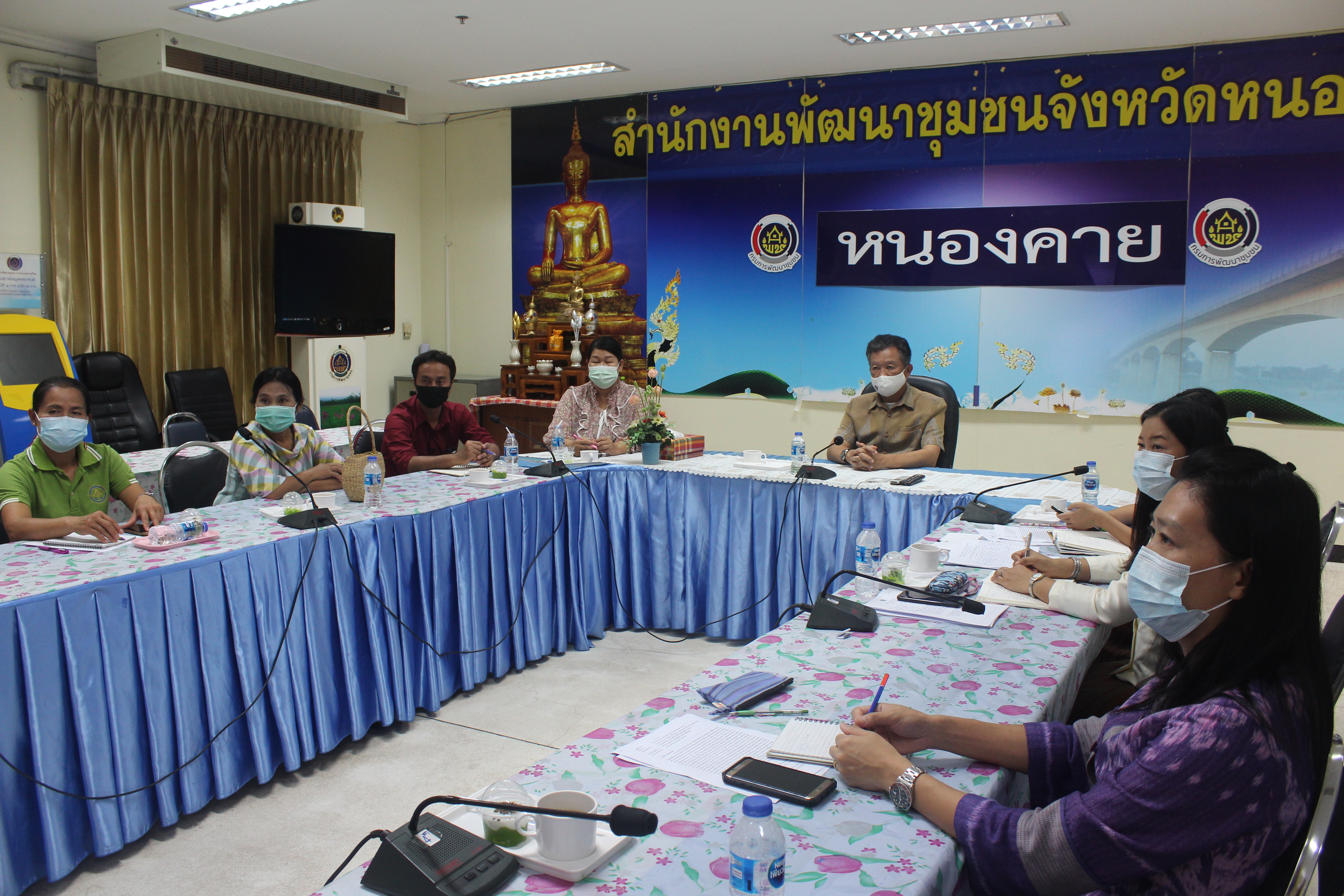 พช.หนองคาย เข้าร่วมประชุมเชิงปฏิบัติการพัฒนาศักยภาพการจัดกิจกรรมส่งเสริมการเรียนรู้ที่นักท่องเที่ยวลงมือปฏิบัติ ผ่านระบบวีดีทัศน์ทางไกล (Video Conference)