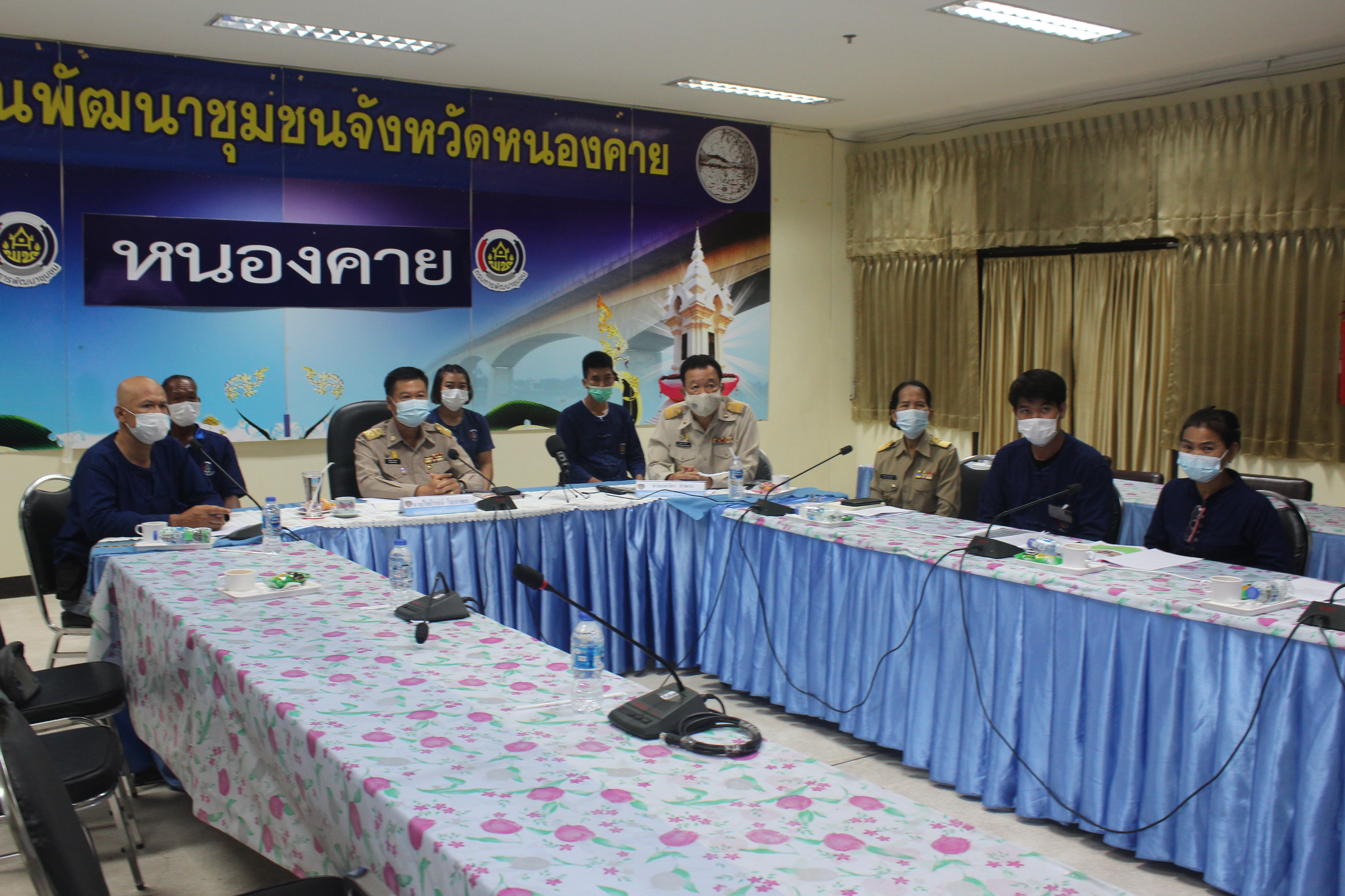 พช.หนองคาย ร่วมประชุมติดตามความก้าวหน้าโครงการพัฒนาพื้นที่ต้นแบบการพัฒนาคุณภาพชีวิตตามหลักทฤษฏีใหม่ ประยุกต์สู่ “โคก หนอง นา โมเดล ” ของกรมการพัฒนาชุมชน กระทรวงมหาดไทย พื้นที่จังหวัดอุดรธานี และ จังหวัดหนองคาย ผ่านระบบการประชุมทางไกล Teleconference