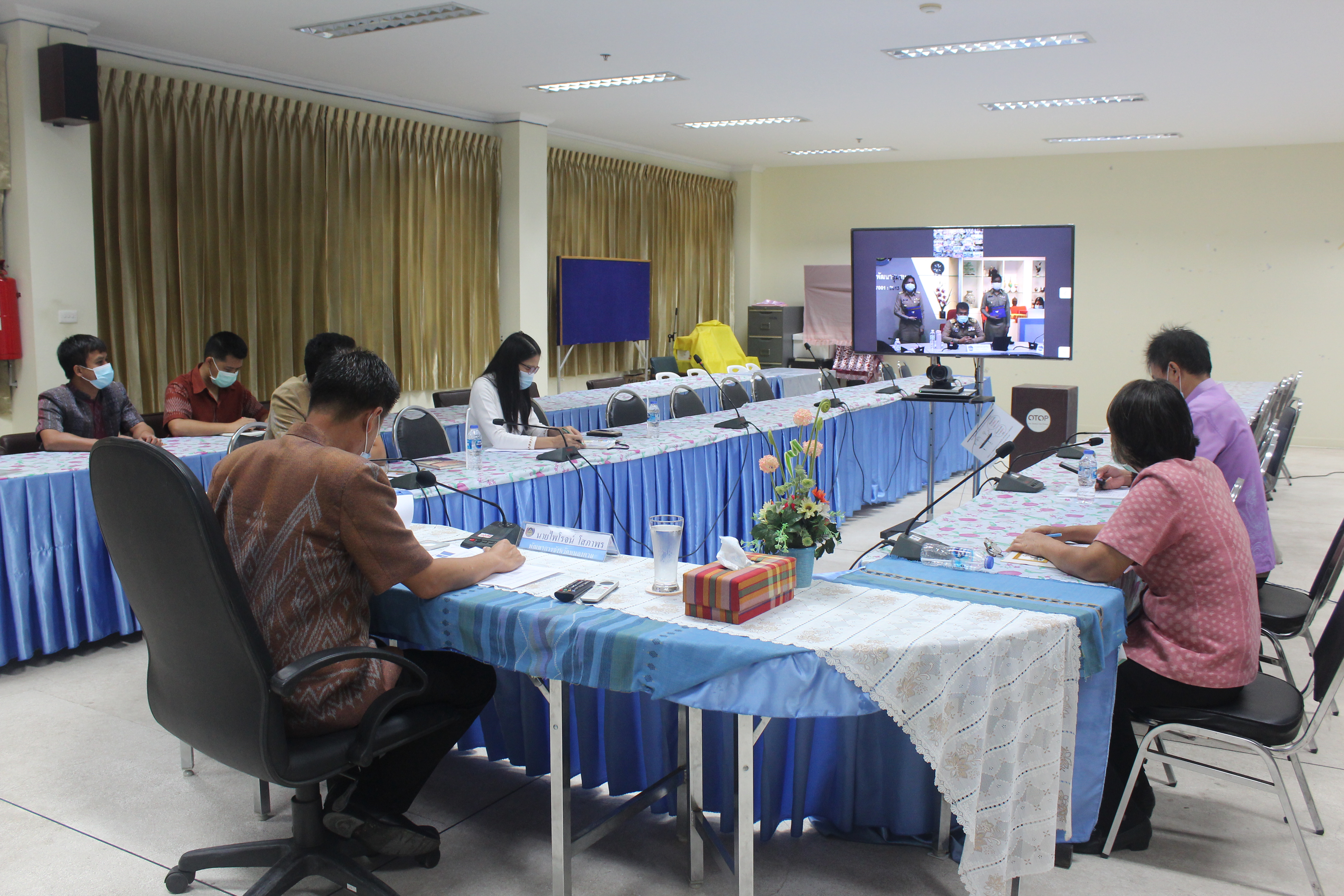 พช.หนองคาย ร่วมรับฟังการประชุมกรมการพัฒนาชุมชน ครั้งที่ 5/2564 ผ่านระบบวีดีทัศน์ทางไกล (Video Conference)