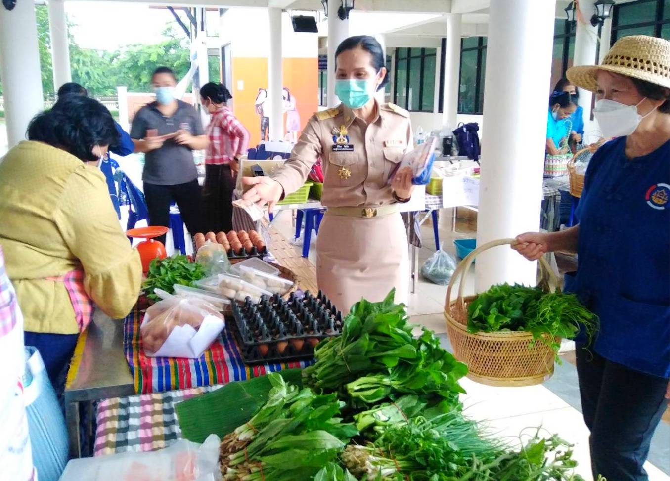 จังหวัดหนองคาย จัดตลาดชุมชน คนหนองคาย ร่วมใจฝ่าวิกฤตไปด้วยกัน