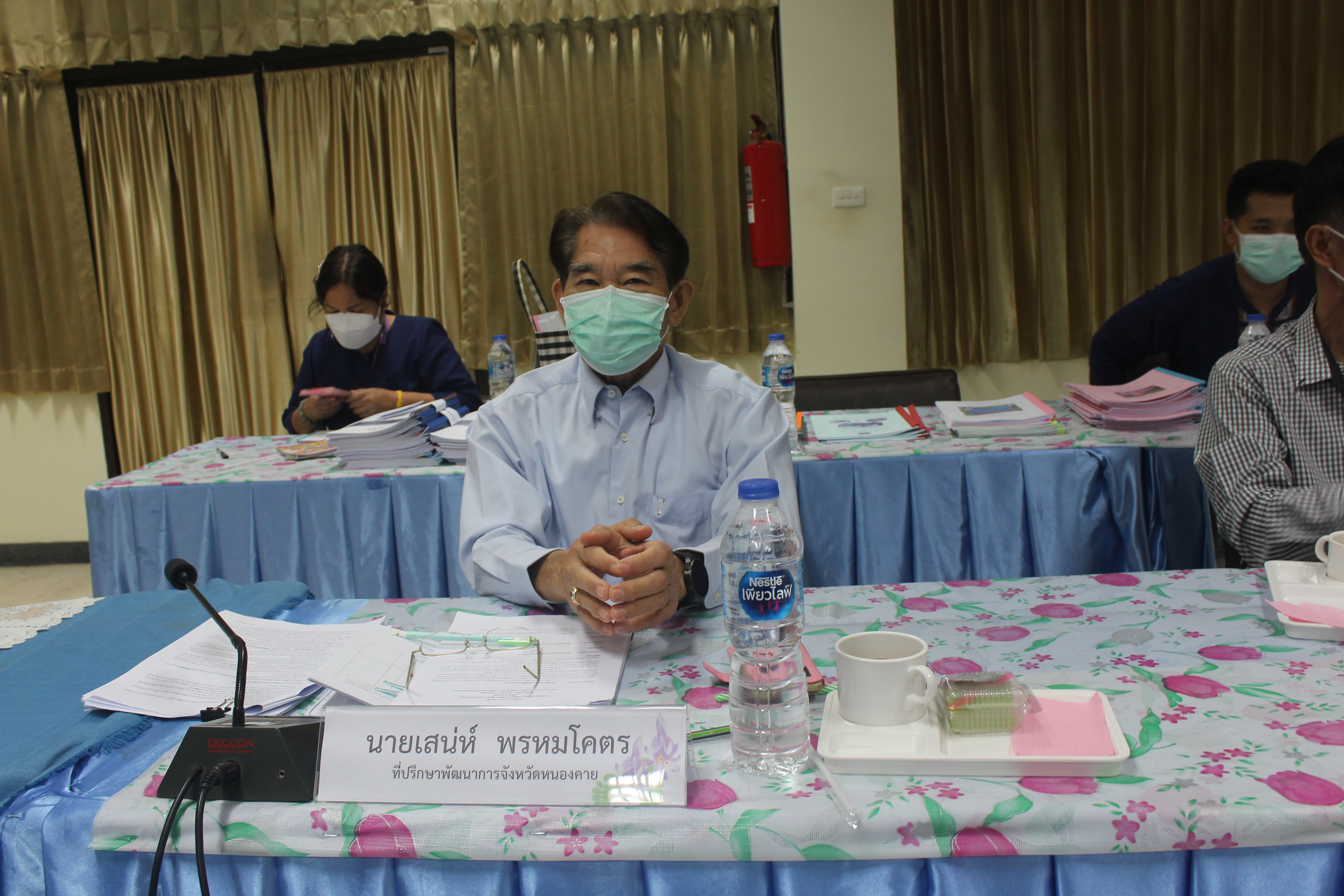 พช.หนองคาย ประชุมการพัฒนามาตรฐานการพัฒนาชุมชน (มชช.) ประจำปี 2564 ครั้งที่ 1/2564