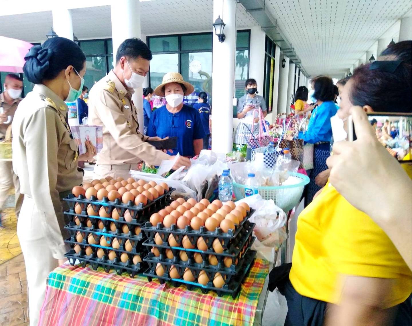 จังหวัดหนองคาย จัดตลาดชุมชน คนหนองคาย ร่วมใจฝ่าวิกฤตไปด้วยกัน