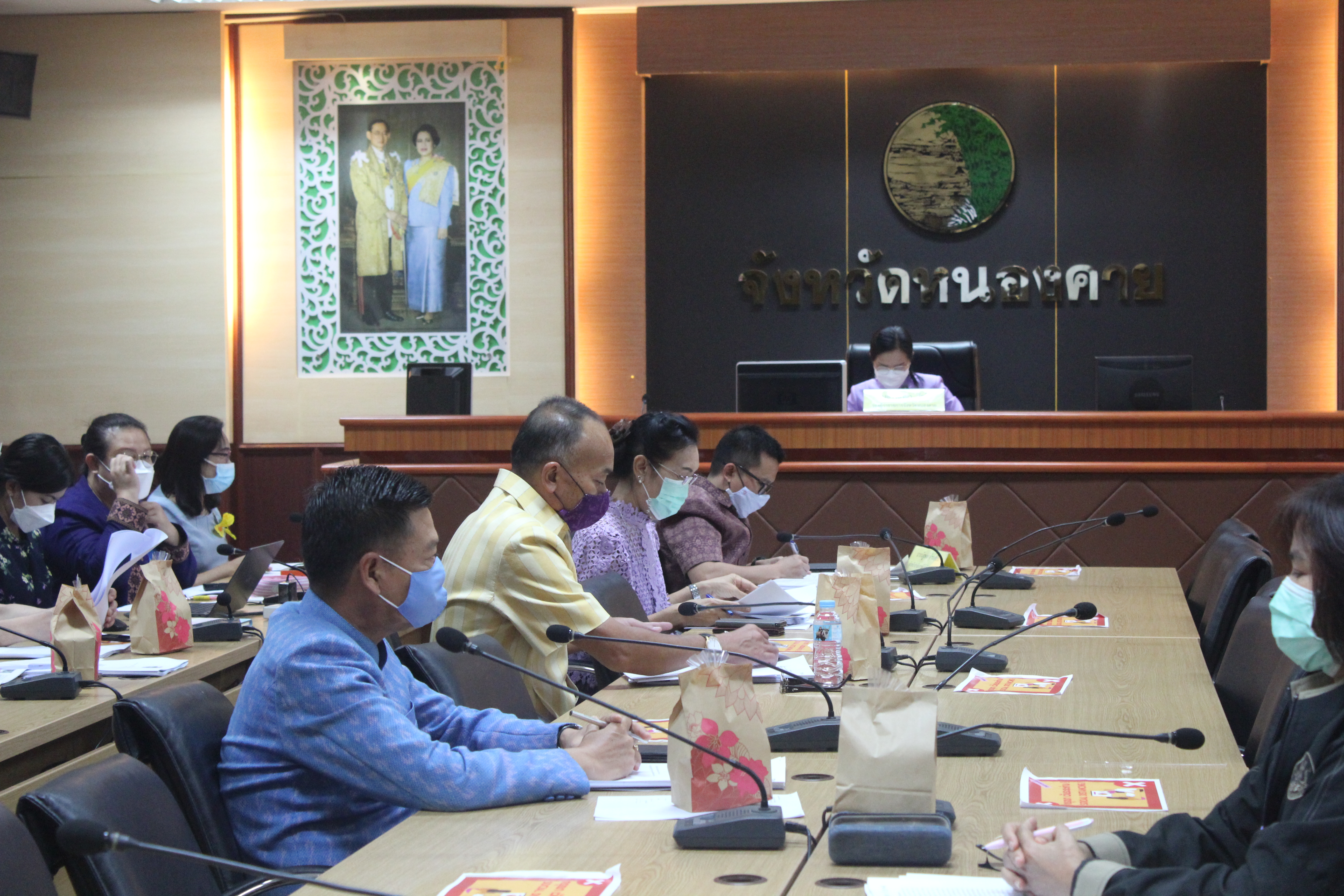 จังหวัดหนองคาย ประชุมเตรียมความพร้อมในการรายงานผลการดำเนินการพัฒนาคุณภาพการบริหารจัดการภาครัฐ