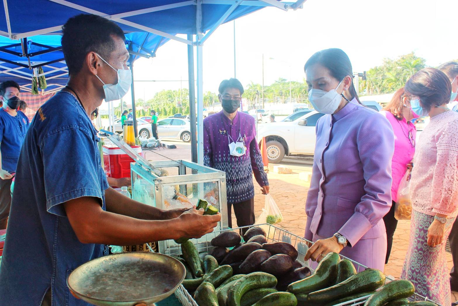 จังหวัดหนองคาย จัดตลาดชุมชน คนหนองคาย ร่วมใจฝ่าวิกฤตไปด้วยกัน
