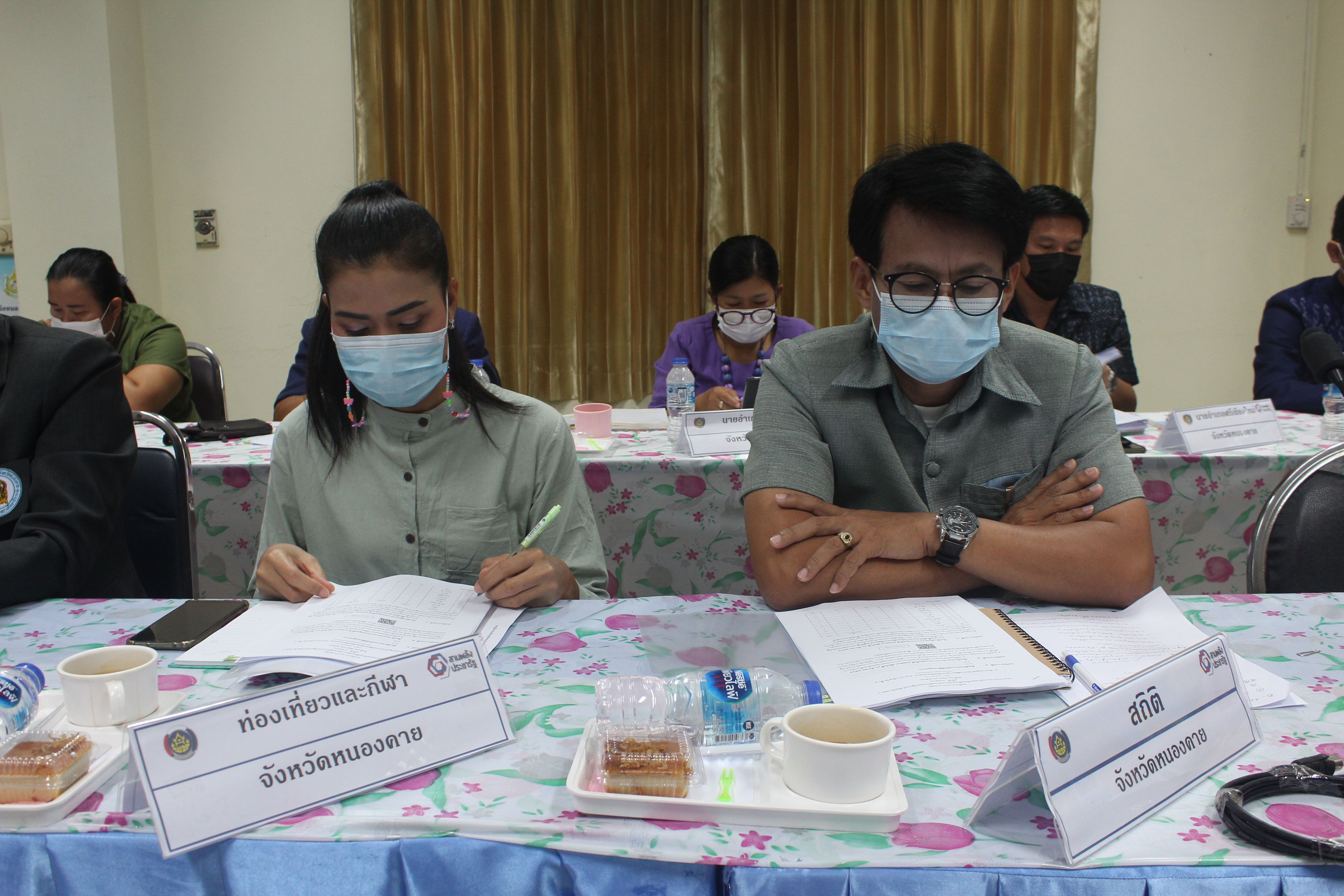 จังหวัดหนองคาย ประชุมคณะกรรมการประสานและขับเคลื่อนนโยบายสานพลังประชารัฐประจำจังหวัด (คสป.) และคณะทำงานขับเคลื่อนการพัฒนาเศรษฐกิจฐานรากและประชารัฐจังหวัดหนองคาย ครั้งที่ 3/2564