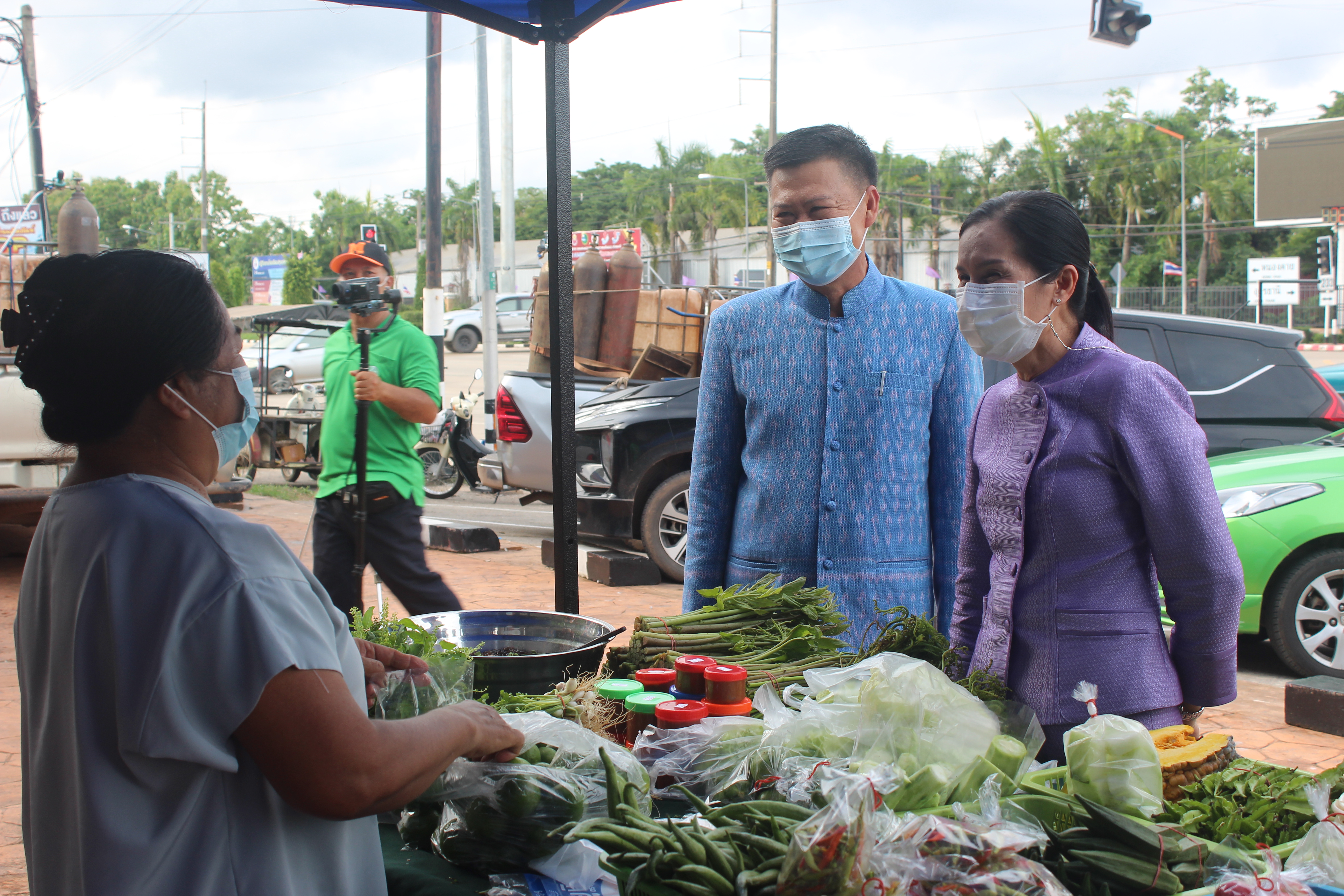 จังหวัดหนองคาย จัดตลาดชุมชน คนหนองคาย ร่วมใจฝ่าวิกฤตไปด้วยกัน