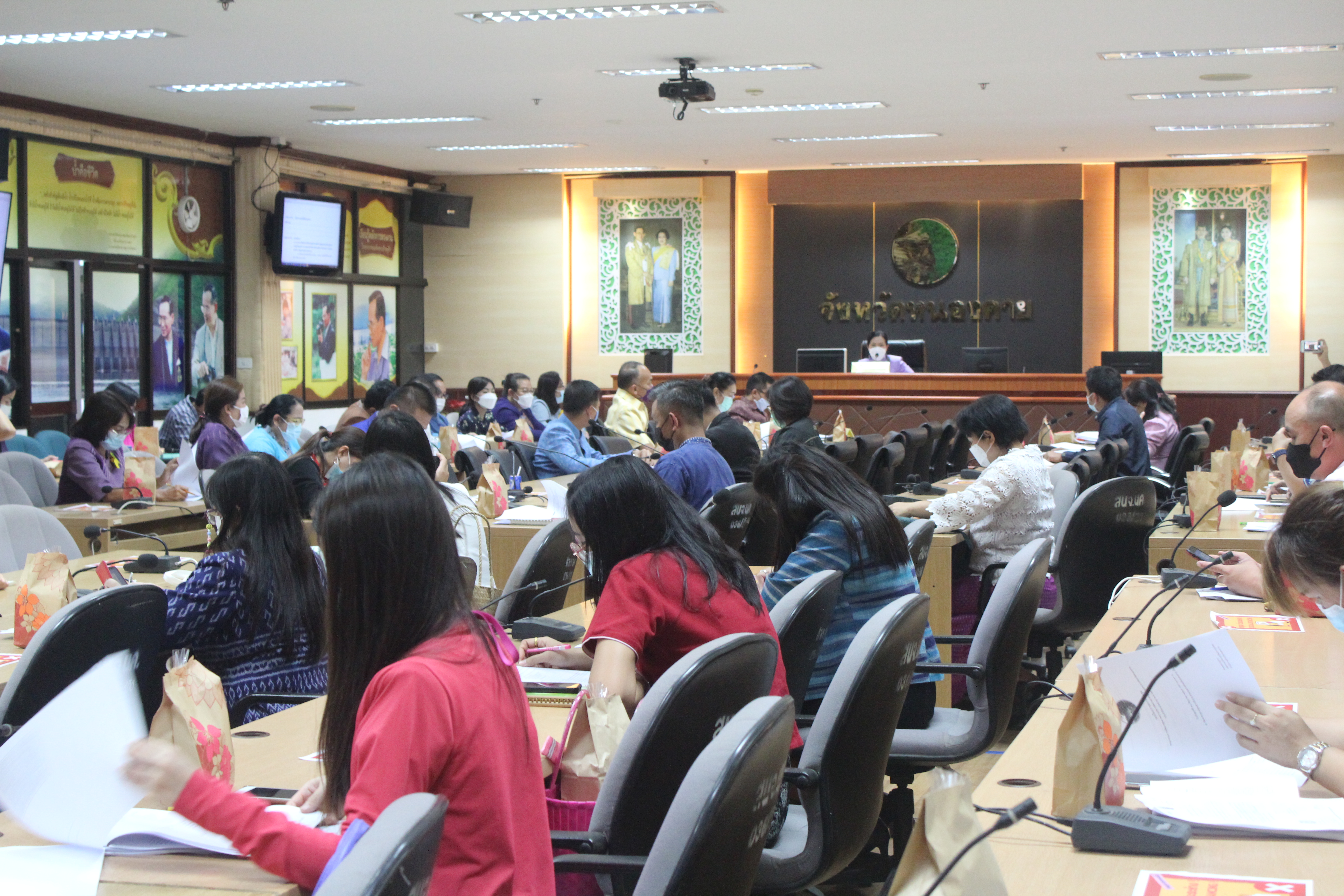 จังหวัดหนองคาย ประชุมเตรียมความพร้อมในการรายงานผลการดำเนินการพัฒนาคุณภาพการบริหารจัดการภาครัฐ