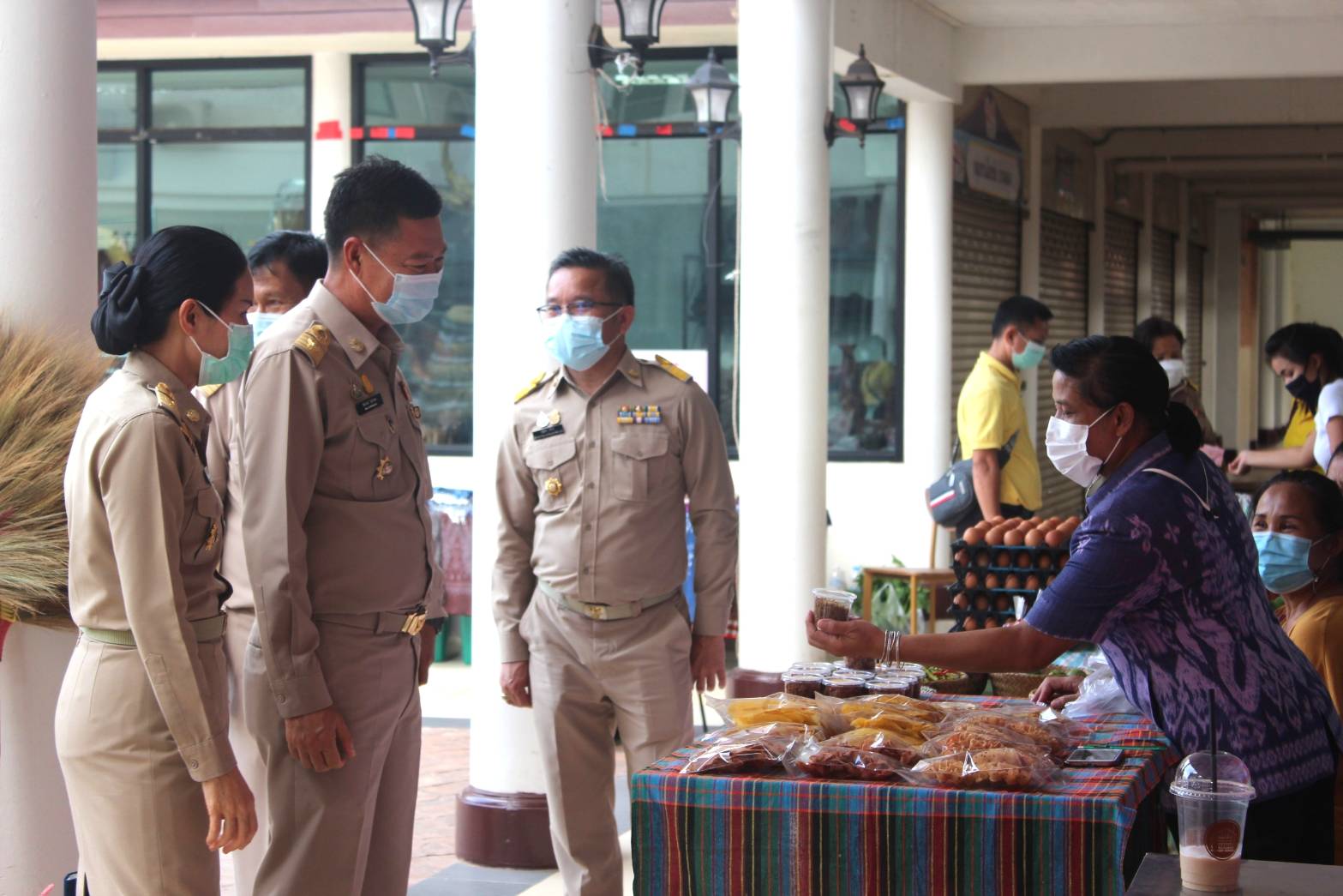 จังหวัดหนองคาย จัดตลาดชุมชน คนหนองคาย ร่วมใจฝ่าวิกฤตไปด้วยกัน