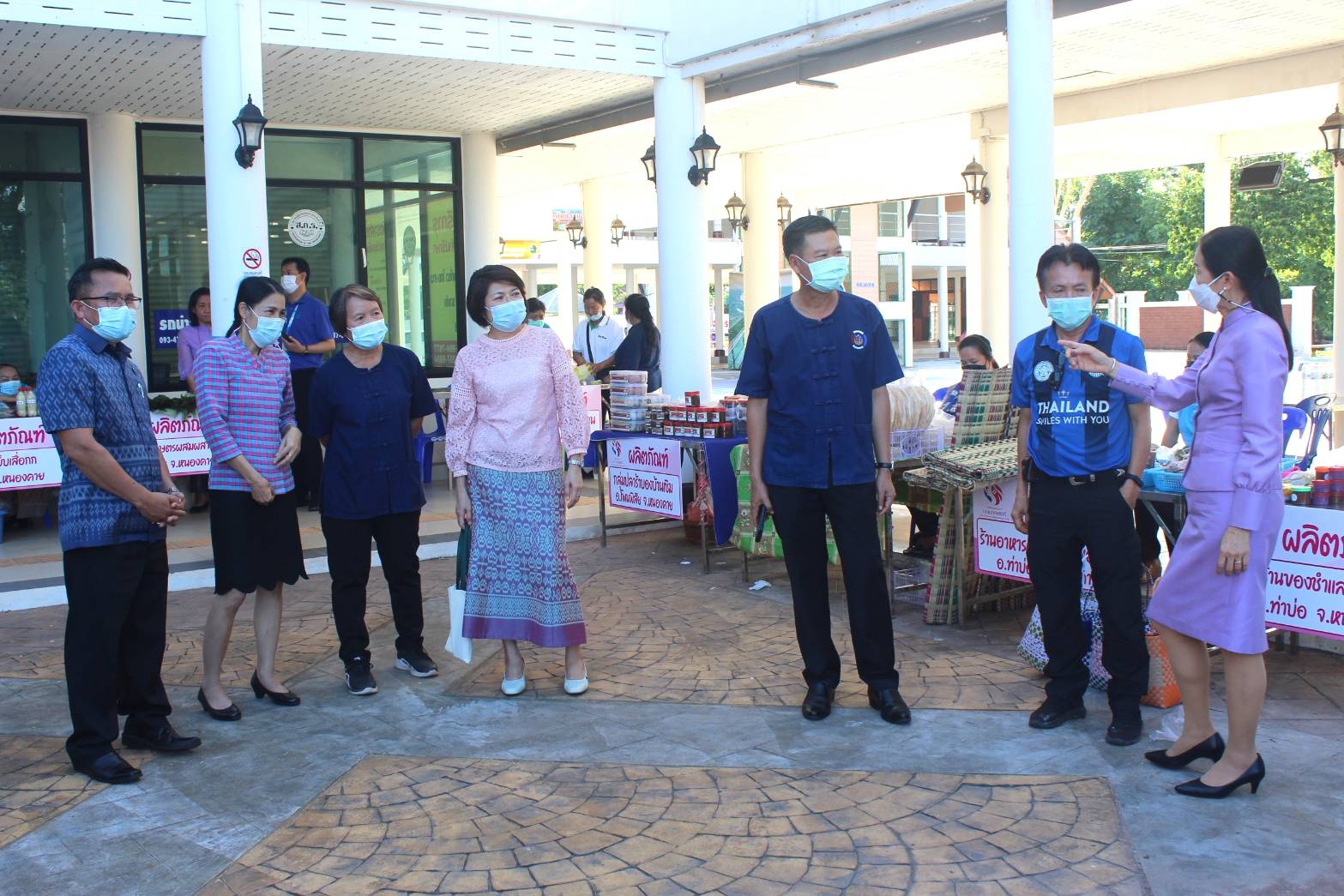 จังหวัดหนองคาย จัดตลาดชุมชน คนหนองคาย ร่วมใจฝ่าวิกฤตไปด้วยกัน