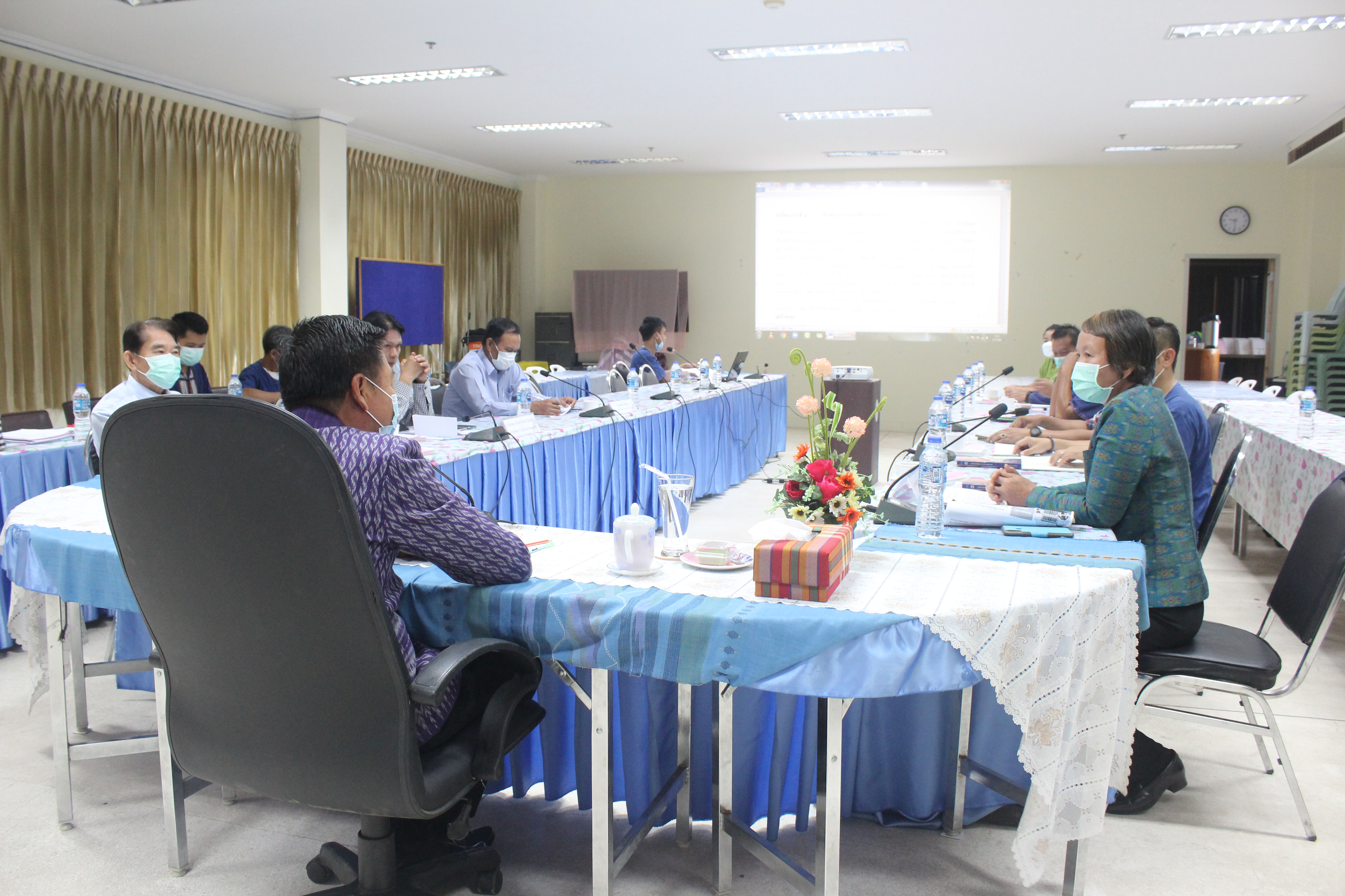 พช.หนองคาย ประชุมการพัฒนามาตรฐานการพัฒนาชุมชน (มชช.) ประจำปี 2564 ครั้งที่ 1/2564