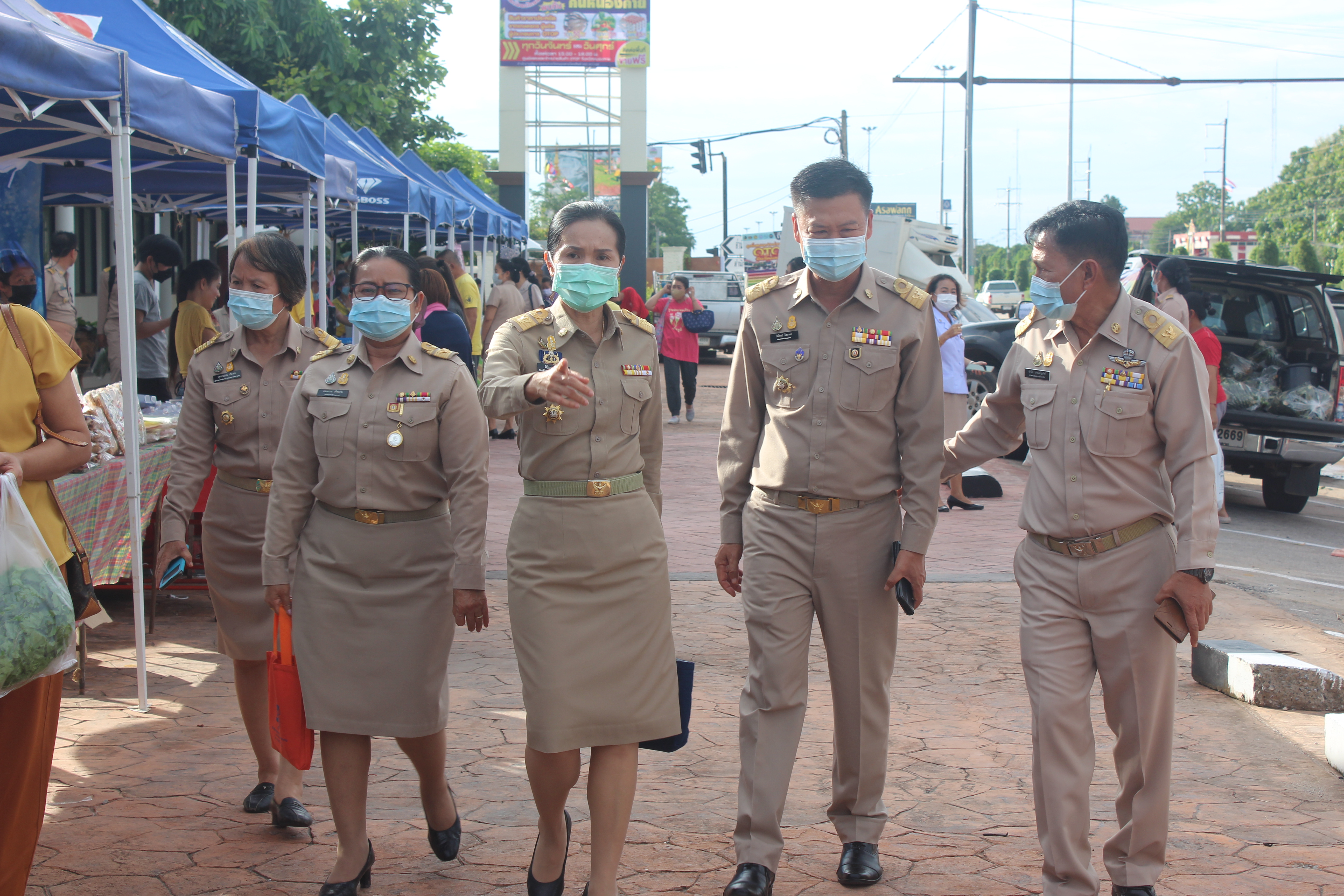 จังหวัดหนองคาย จัดตลาดชุมชน คนหนองคาย ร่วมใจฝ่าวิกฤตไปด้วยกัน