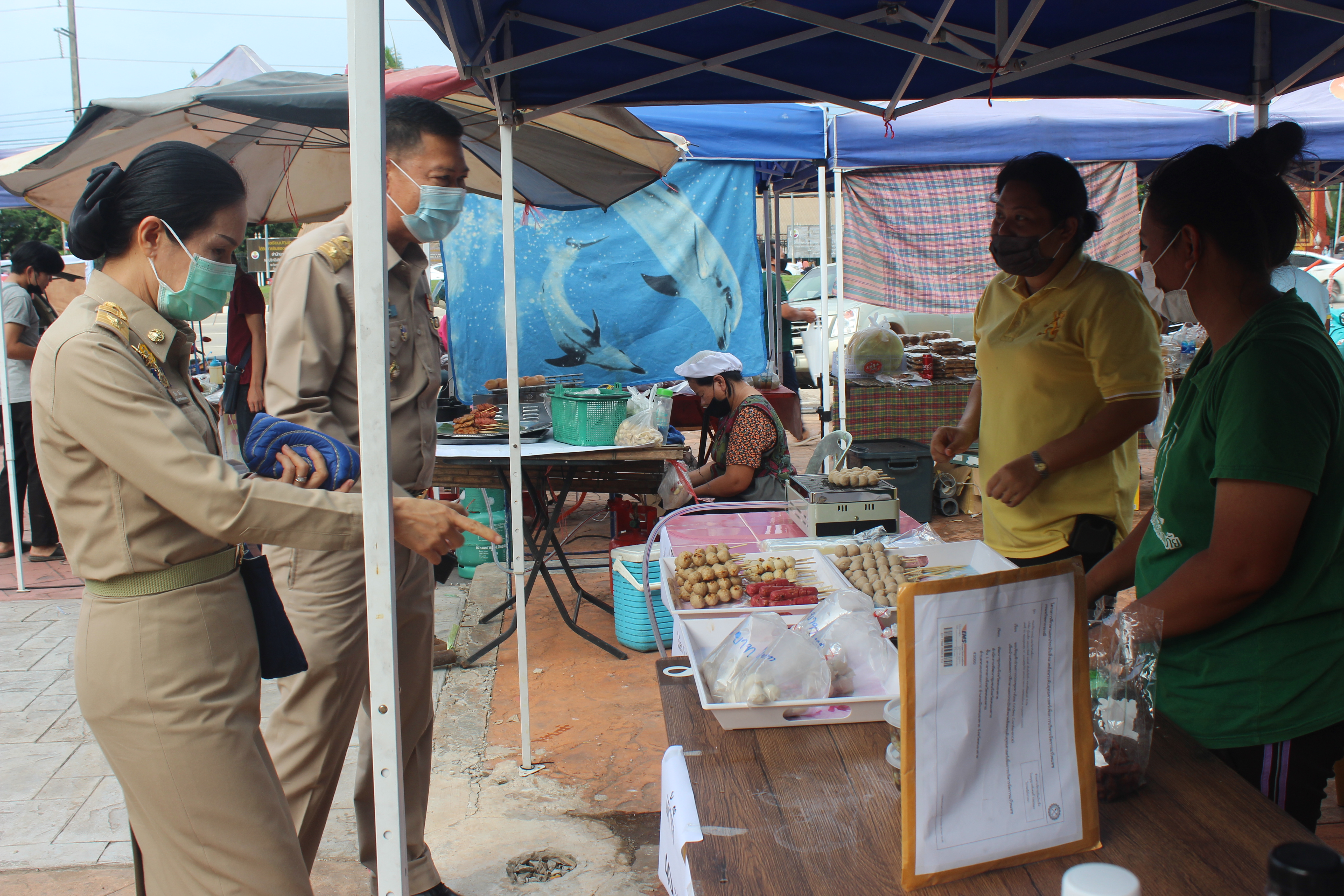 จังหวัดหนองคาย จัดตลาดชุมชน คนหนองคาย ร่วมใจฝ่าวิกฤตไปด้วยกัน