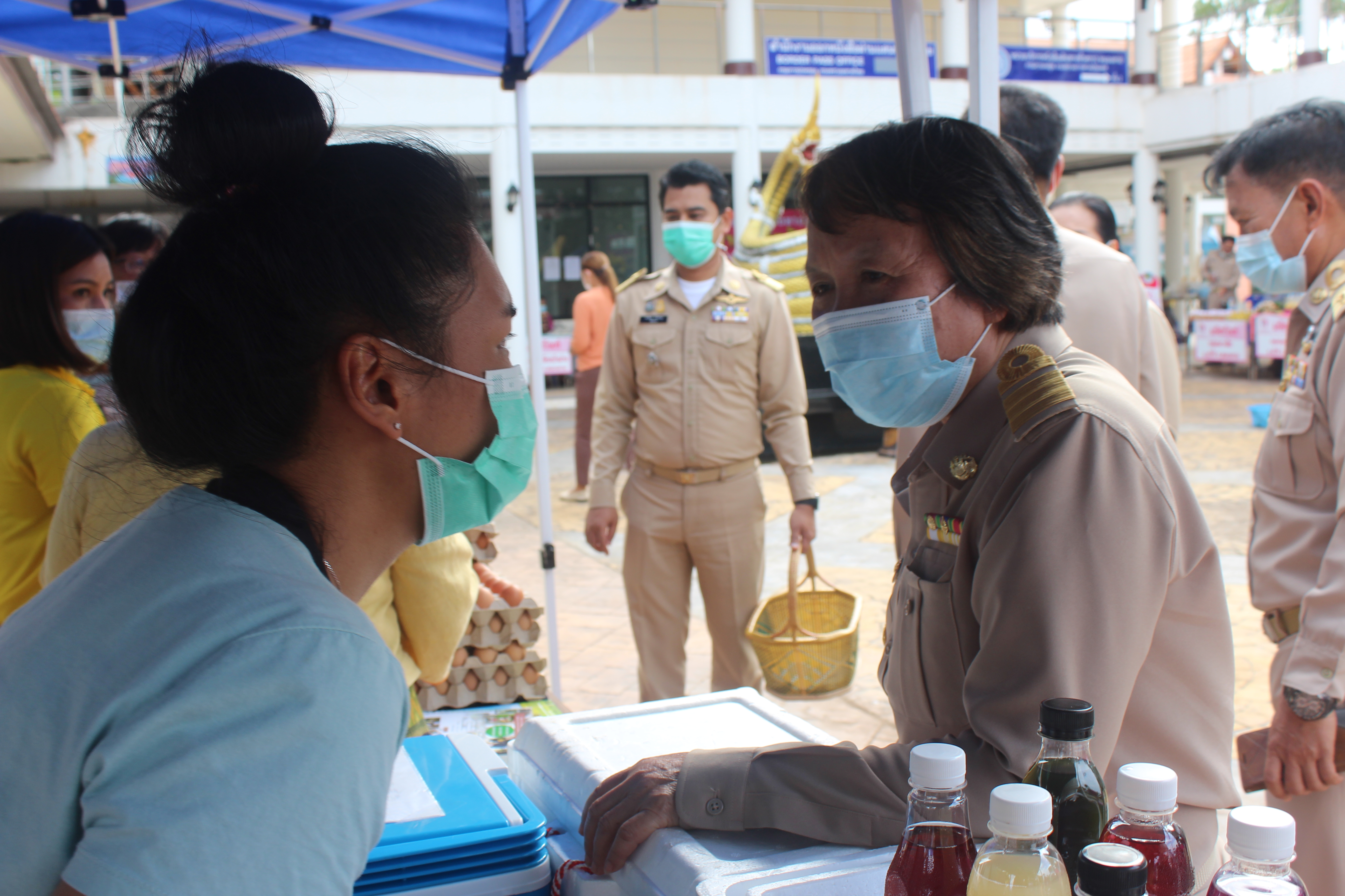 จังหวัดหนองคาย จัดตลาดชุมชน คนหนองคาย ร่วมใจฝ่าวิกฤตไปด้วยกัน