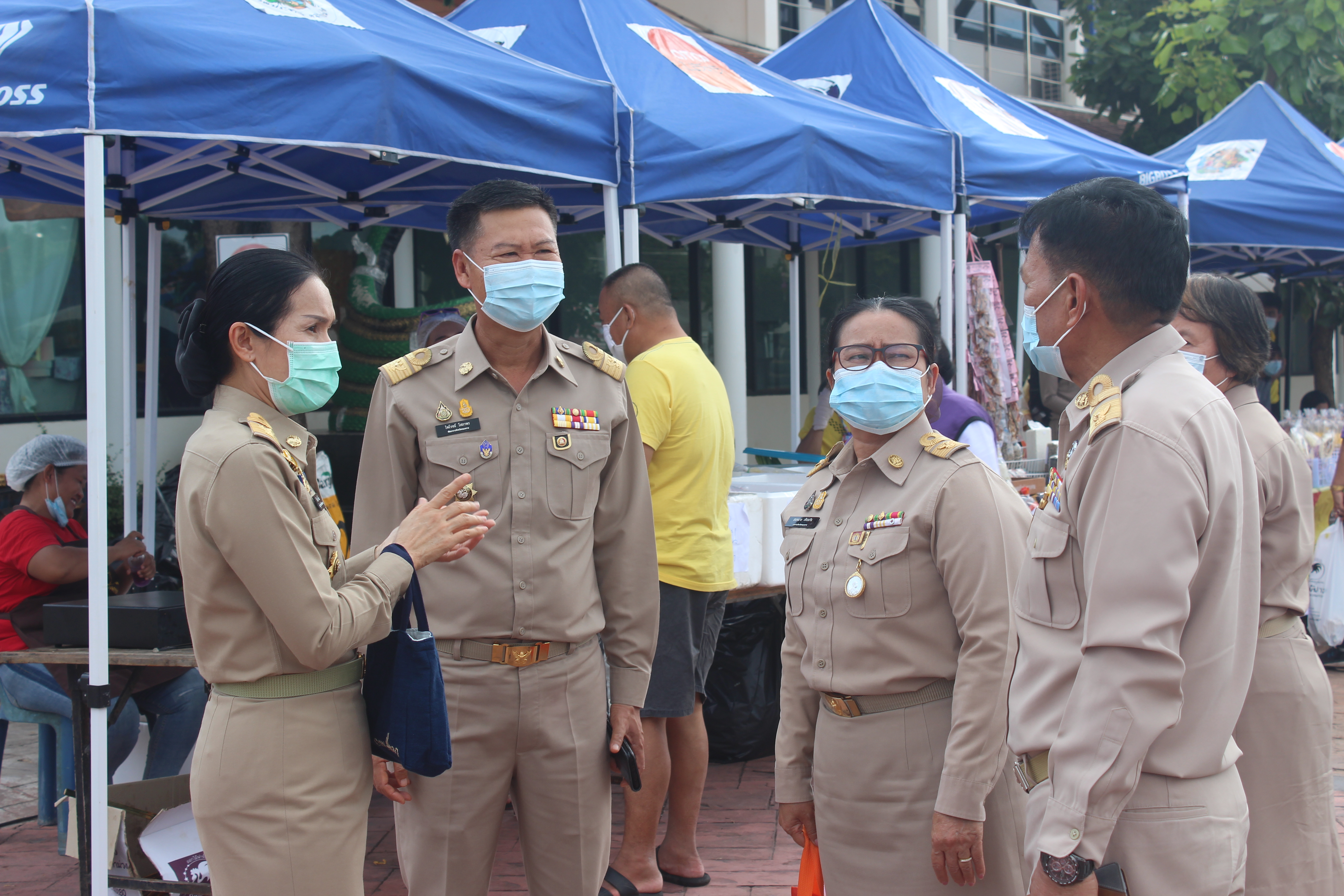 จังหวัดหนองคาย จัดตลาดชุมชน คนหนองคาย ร่วมใจฝ่าวิกฤตไปด้วยกัน