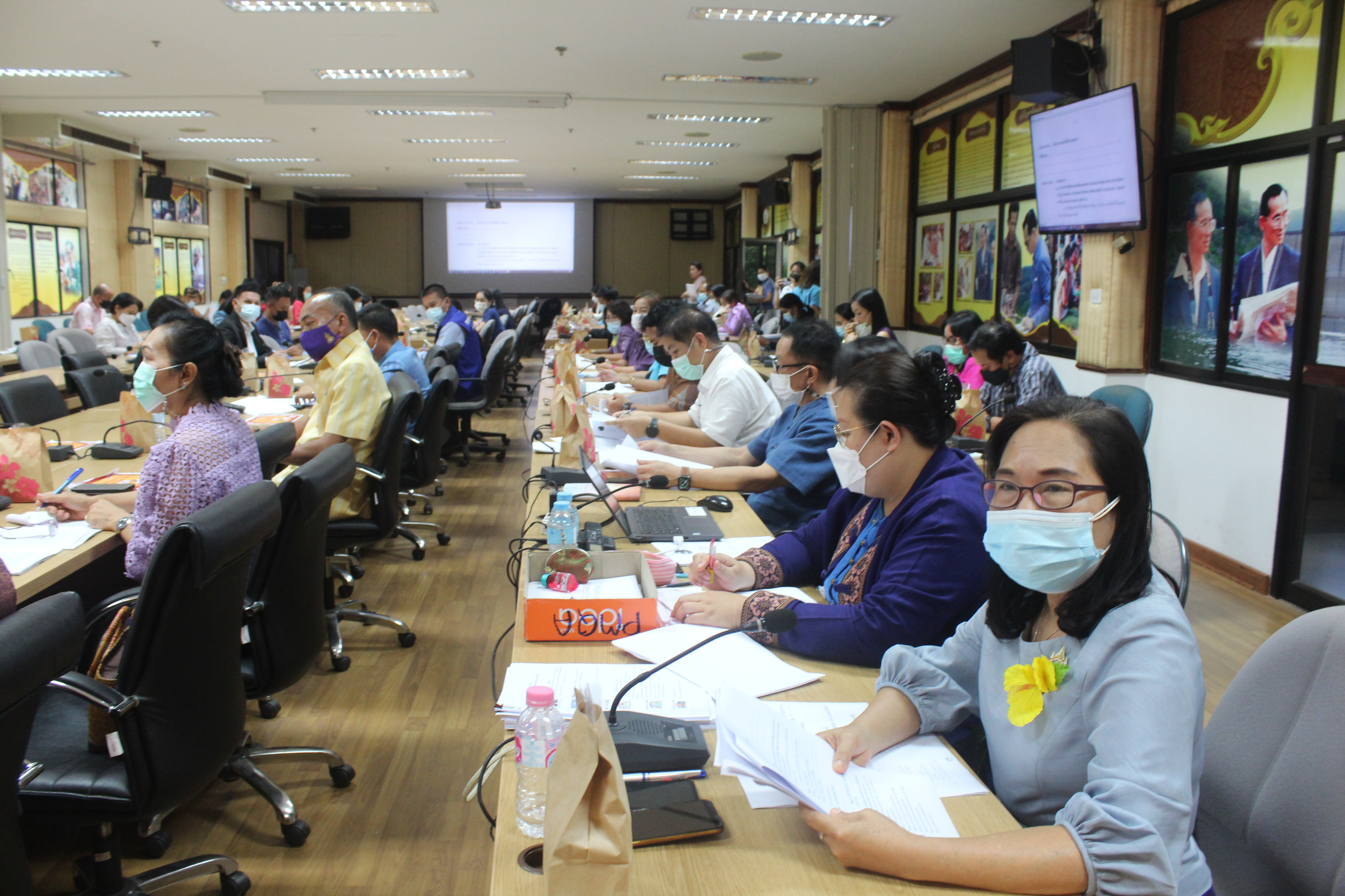 จังหวัดหนองคาย ประชุมเตรียมความพร้อมในการรายงานผลการดำเนินการพัฒนาคุณภาพการบริหารจัดการภาครัฐ