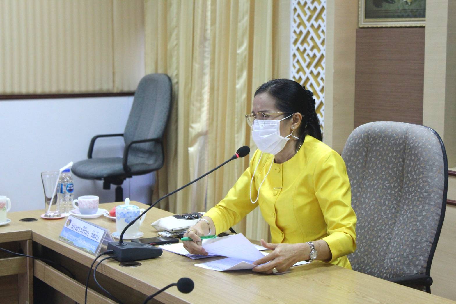 จังหวัดหนองคาย ประชุมโครงการคัดสรรกิจกรรมพัฒนาชุมชนดีเด่นประจำปี ๒๕๖๔ ครั้งที่ ๒/๒๕๖๔