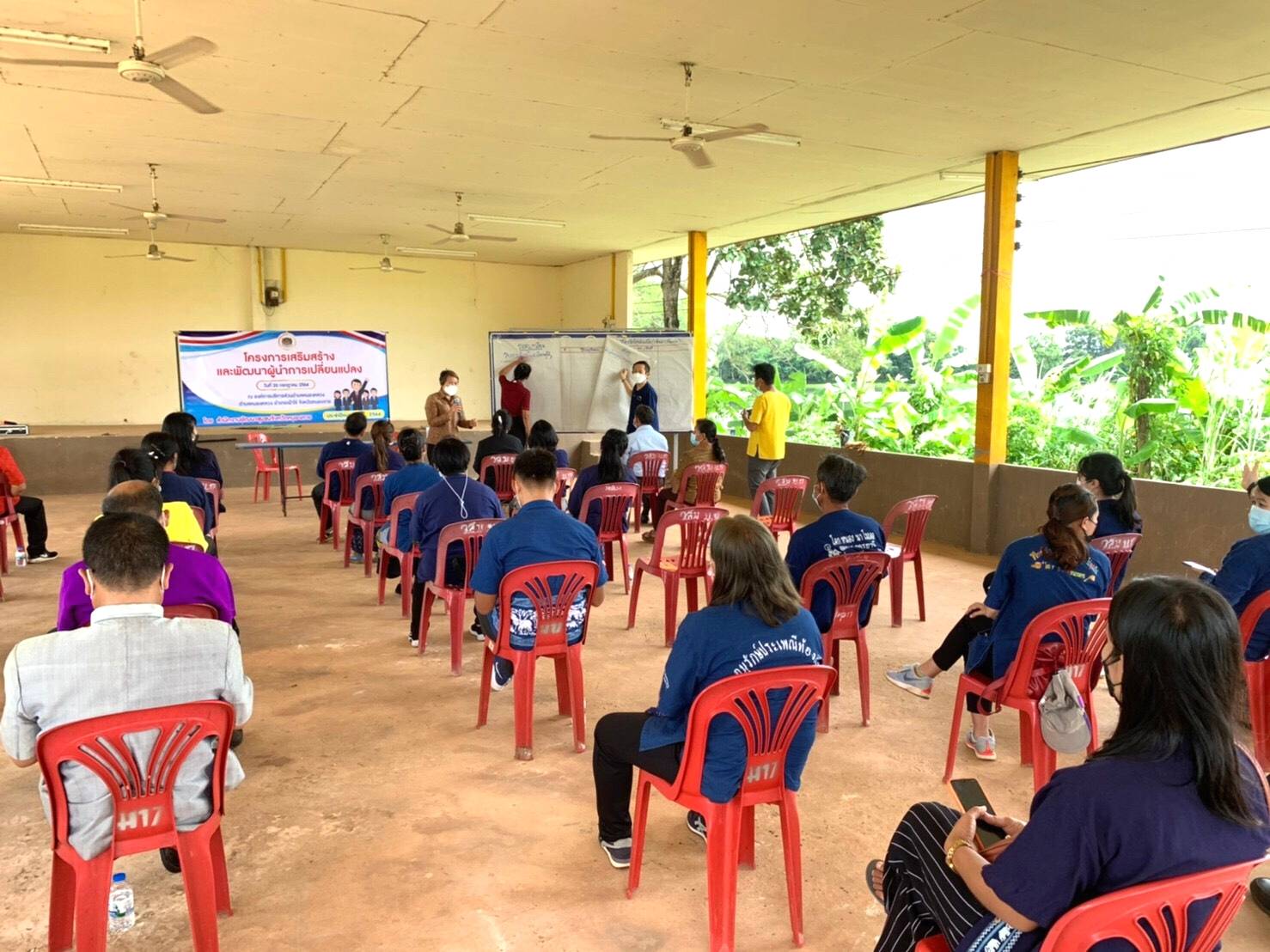 พช.หนองคาย ดำเนินโครงการเสริมสร้างและพัฒนาผู้นำการเปลี่ยนแปลง ประจำปีงบประมาณ พ.ศ. ๒๕๖๕ (จัดตั้งศูนย์แบ่งปัน ๑ ตำบลต้นแบบ)