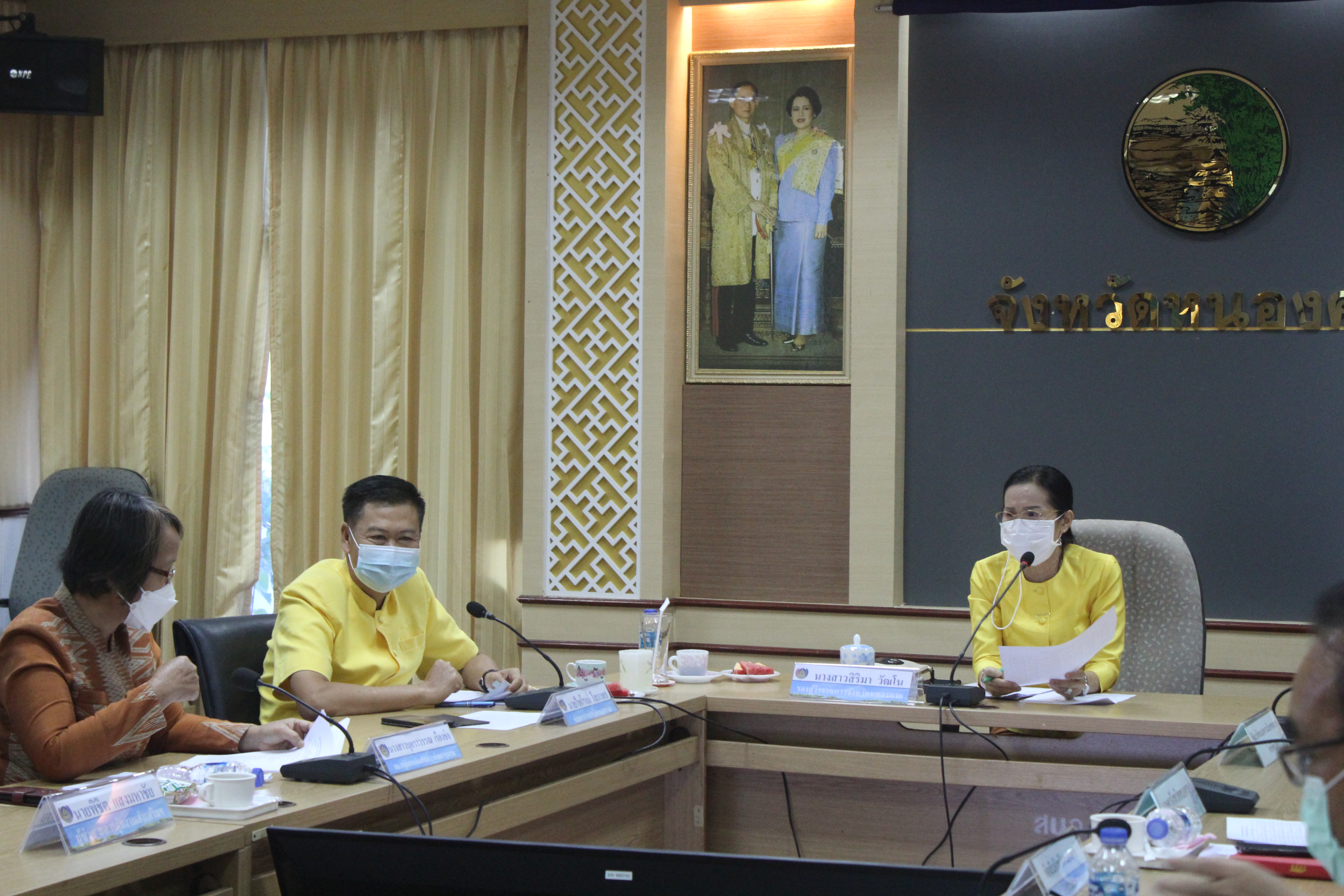 จังหวัดหนองคาย ประชุมโครงการคัดสรรกิจกรรมพัฒนาชุมชนดีเด่นประจำปี ๒๕๖๔ ครั้งที่ ๒/๒๕๖๔