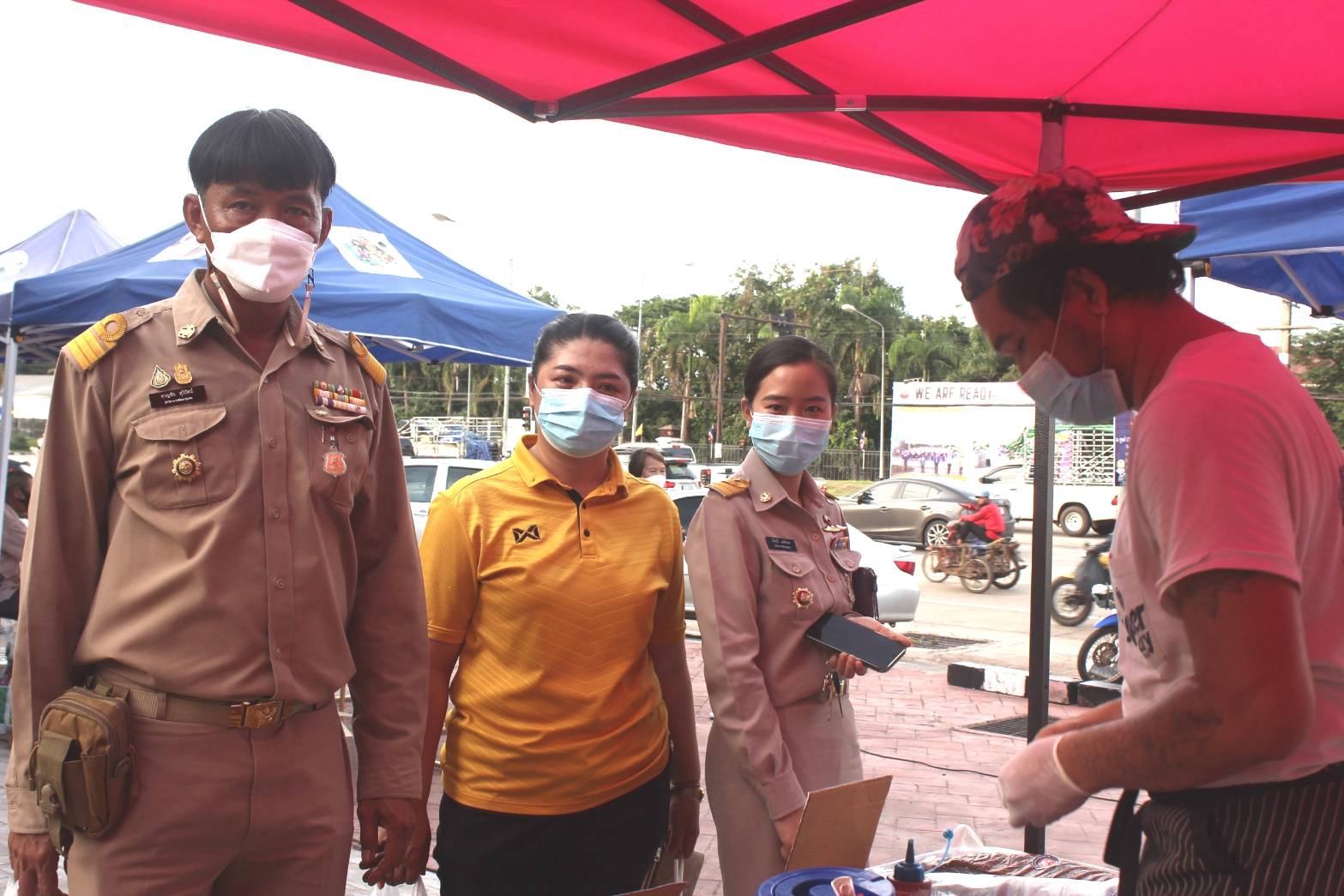 จังหวัดหนองคาย จัดตลาดชุมชน คนหนองคาย ร่วมใจฝ่าวิกฤตไปด้วยกัน