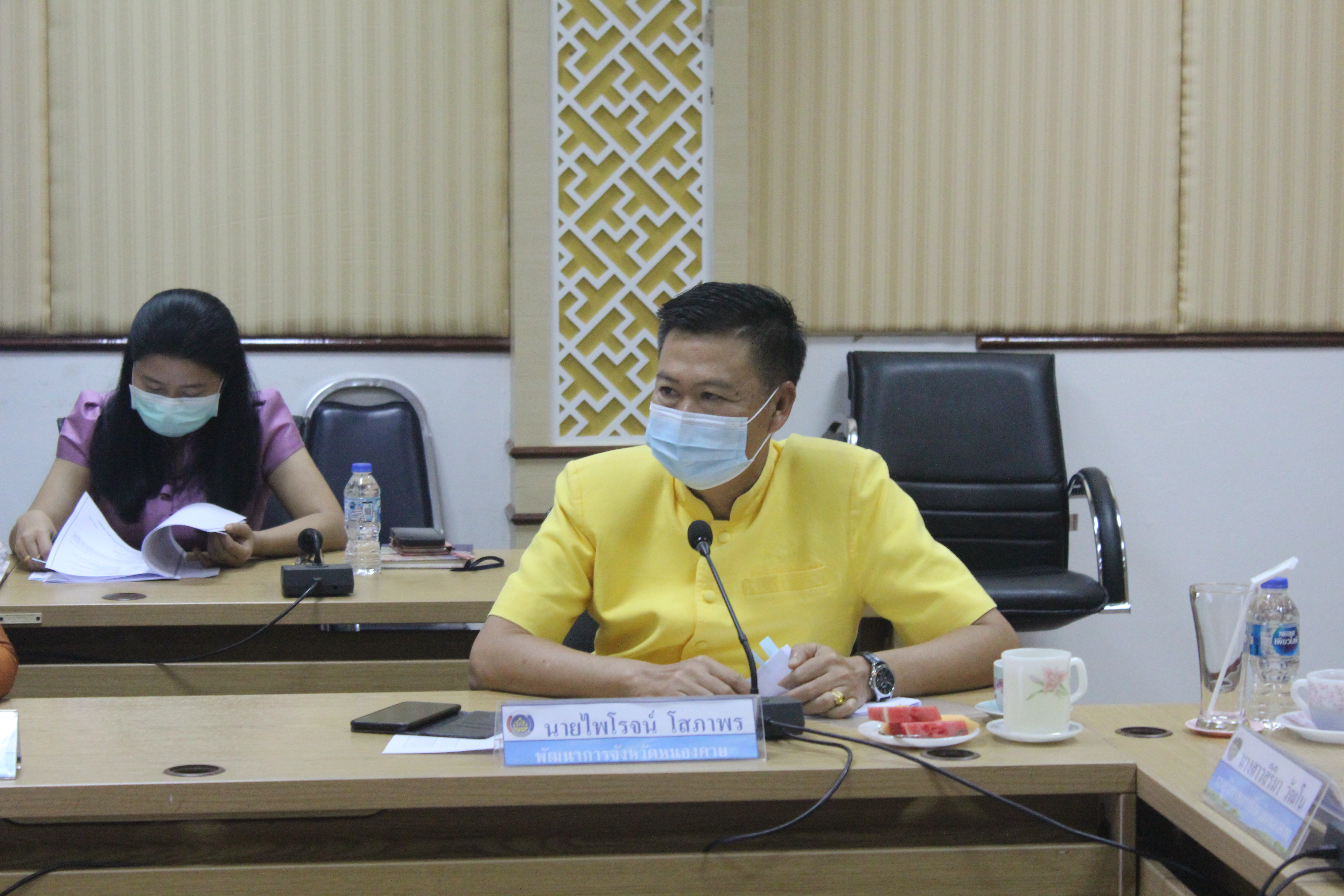 จังหวัดหนองคาย ประชุมโครงการคัดสรรกิจกรรมพัฒนาชุมชนดีเด่นประจำปี ๒๕๖๔ ครั้งที่ ๒/๒๕๖๔