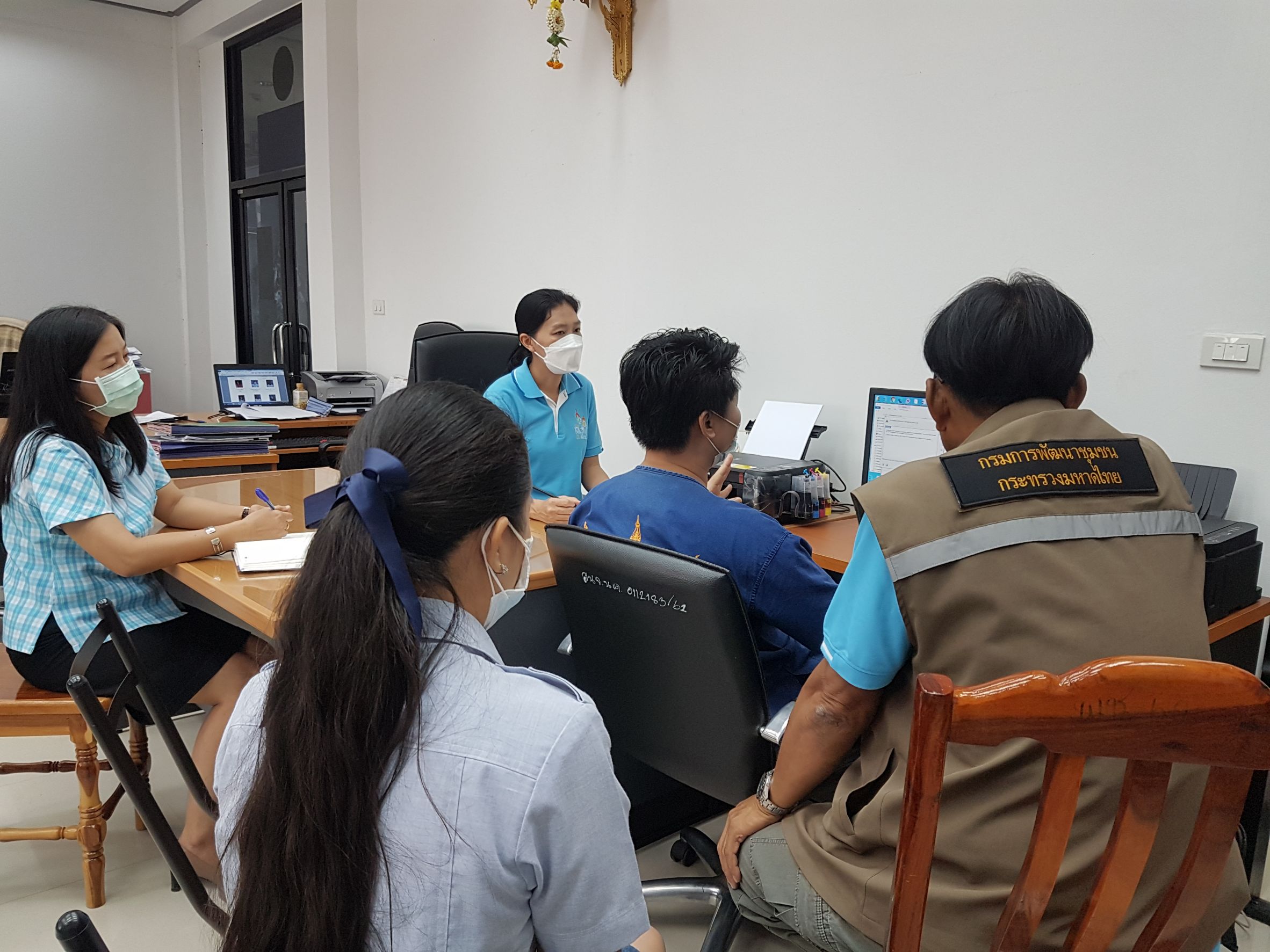 พช.หนองคาย ติดตามการดำเนินงานบริหารการจัดเก็บ และบันทึกข้อมูลความจำเป็นพื้นฐาน (จปฐ.) ระดับอำเภอ ประจำปี 2564