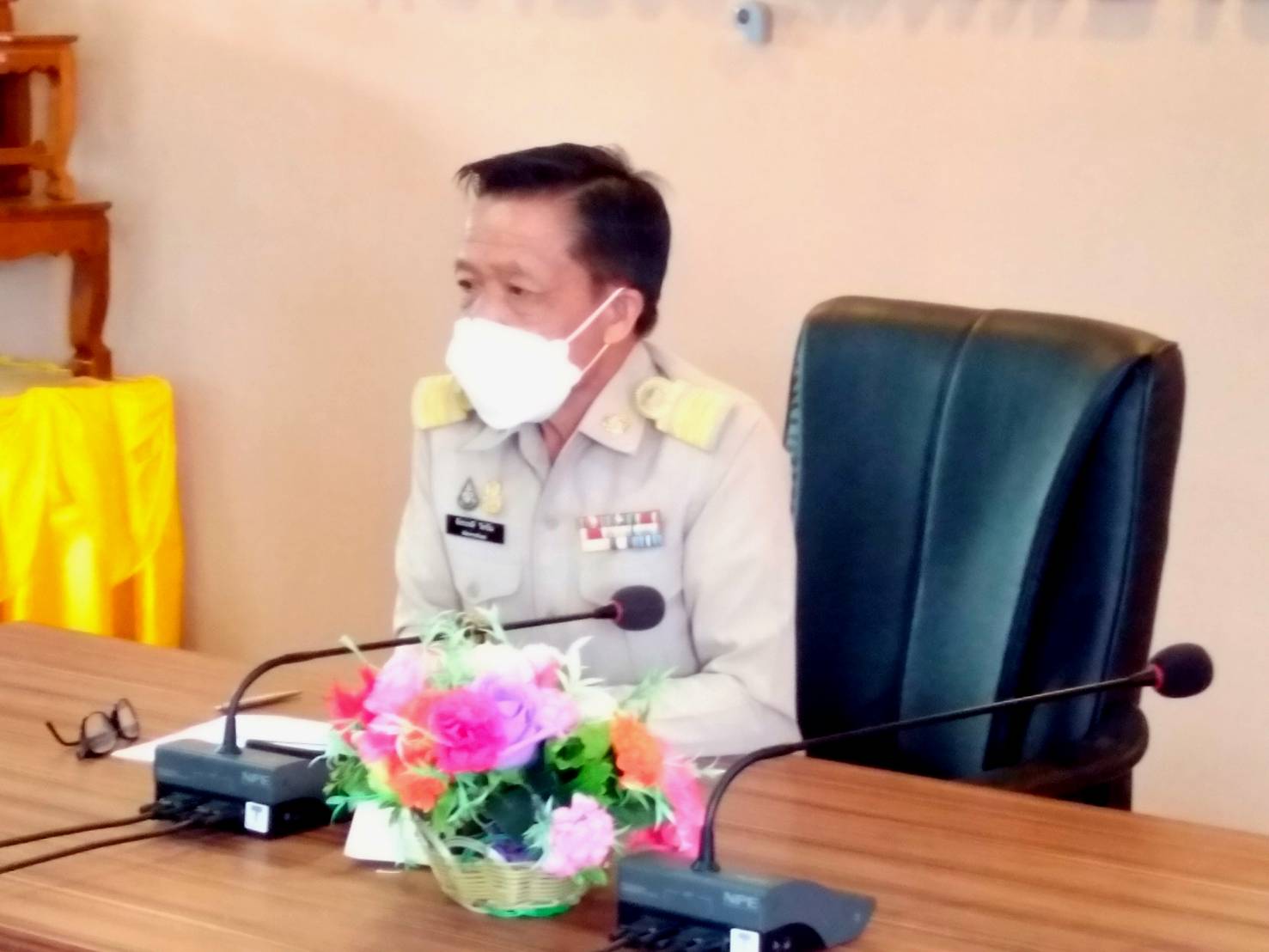 พช.หนองคาย ติดตามการดำเนินโครงการนำเสนอผลการจัดเก็บและรับรองคุณภาพข้อมูลพื้นฐานระดับหมู่บ้าน (กชช.๒ค) ประจำปี 2564 ณ เทศบาลตำบลหนองปลาปาก อำเภอศรีเชียงใหม่ จังหวัดหนองคาย