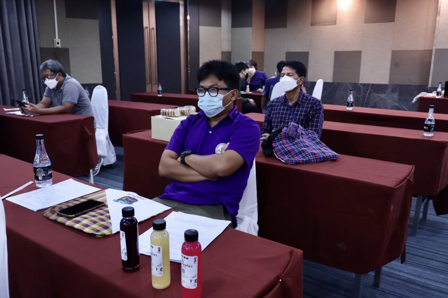 พช.หนองคาย ดำเนินโครงการ “พัฒนาผลิตภัณฑ์ OTOP ไทย เพื่อสู้ภัยสถานการณ์การแพร่ระบาดของโรคติดเชื้อไวรัสโคโรนา 2019 (COVID-19)”