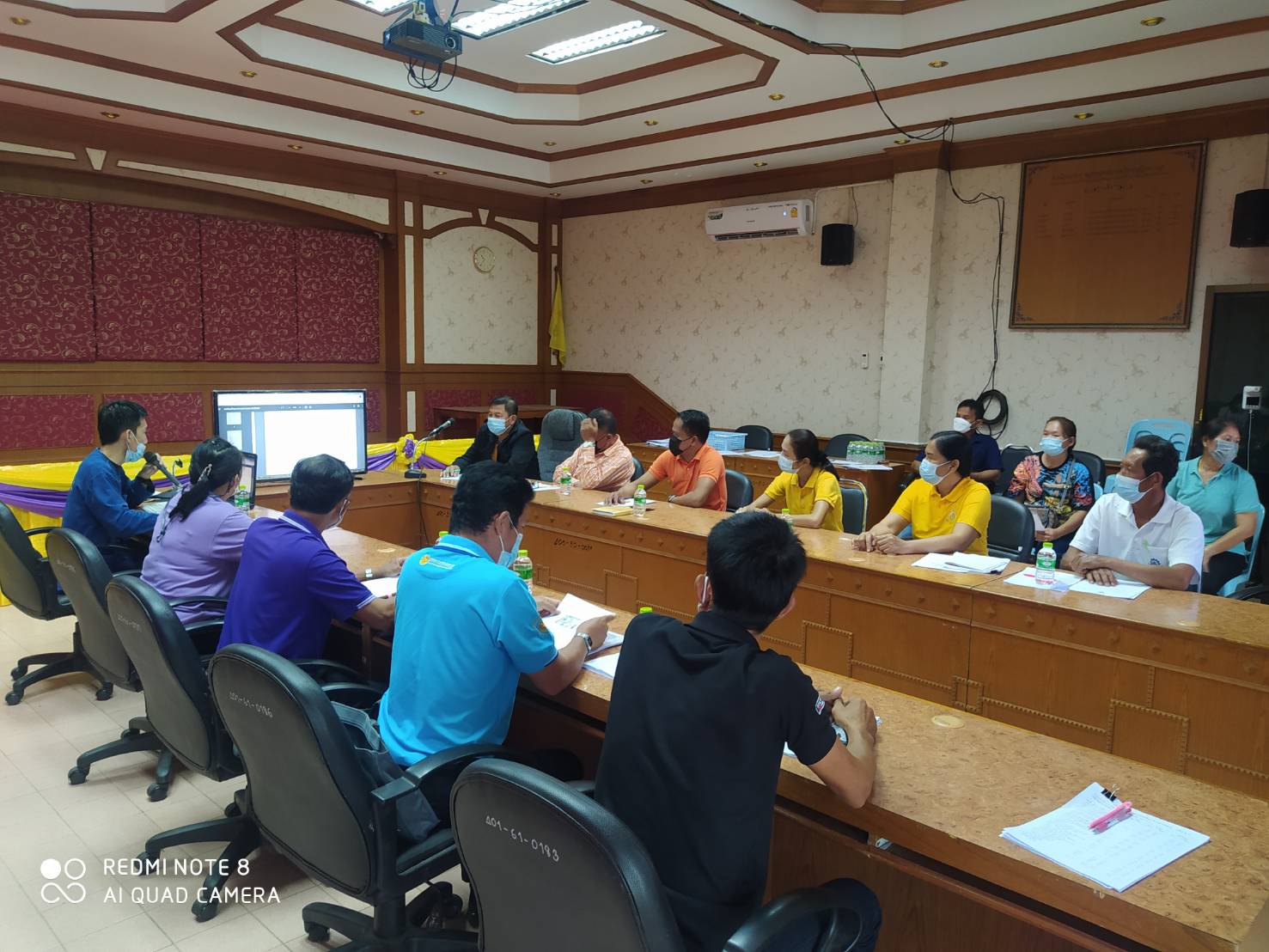 พช.หนองคาย ติดตามการดำเนินโครงการนำเสนอผลการจัดเก็บและรับรองคุณภาพข้อมูลความจำเป็นพื้นฐาน(จปฐ.) ระดับอปท. ตำบลโพนสา อำเภอท่าบ่อ ประจำปี 2564 ณ ห้องประชุมองค์การบริหารส่วนตำบลโพนสา ตำบลโพนสา อำเภอท่าบ่อ จังหวัดหนองคาย