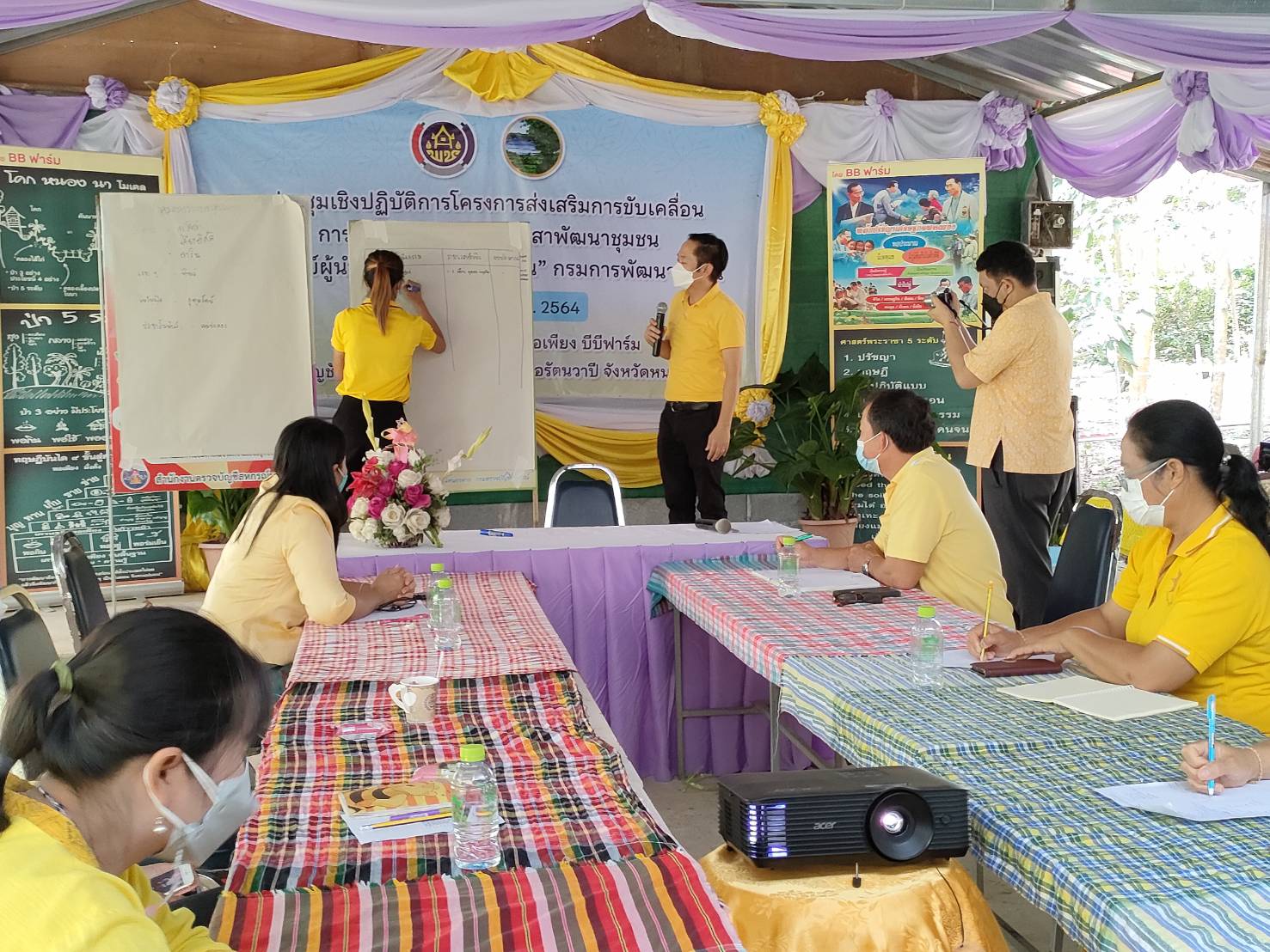 พช.หนองคาย “ขับเคลื่อนพลังจิตอาสา” จัดพิธีเปิดศูนย์ผู้นำจิตอาสาพัฒนาชุมชน กรมการพัฒนาชุมชน จังหวัดหนองคาย