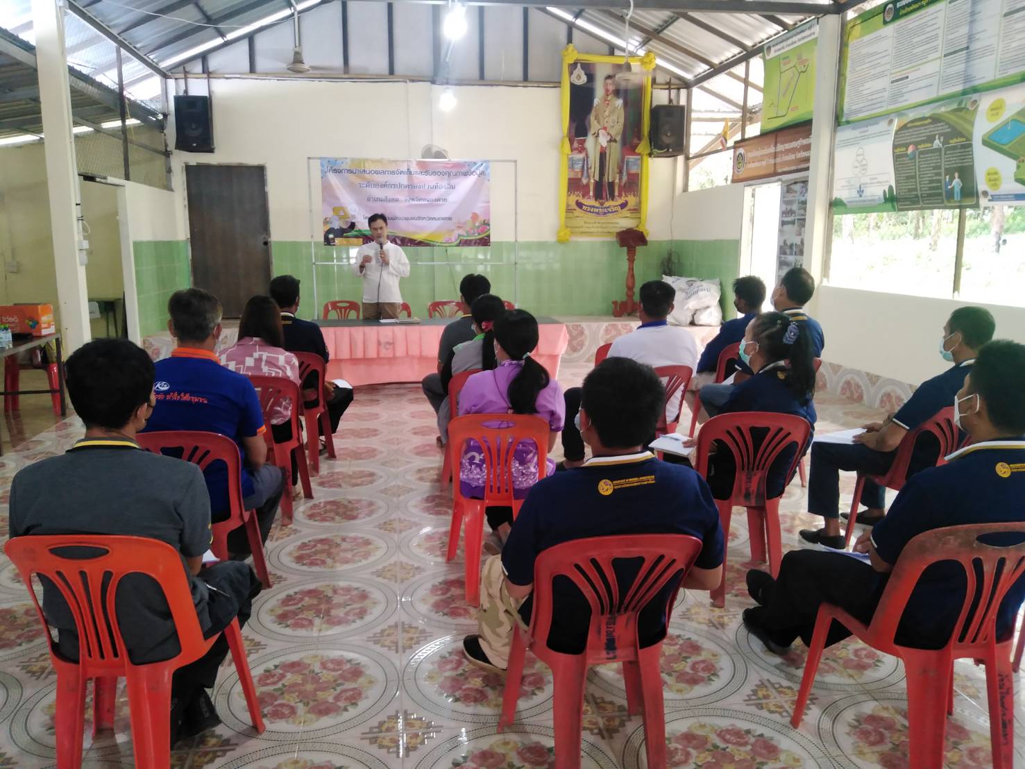 พช.หนองคาย ติดตามการดำเนินโครงการนำเสนอผลการจัดเก็บและรับรองคุณภาพข้อมูลความจำเป็นพื้นฐาน(จปฐ.) ระดับอปท. ตำบลผาตั้ง อำเภอสังคม ประจำปี 2564 ณ ศาลาประชาคมบ้านไทยพัฒนา ตำบลผาตั้ง อำเภอสังคม จังหวัดหนองคาย