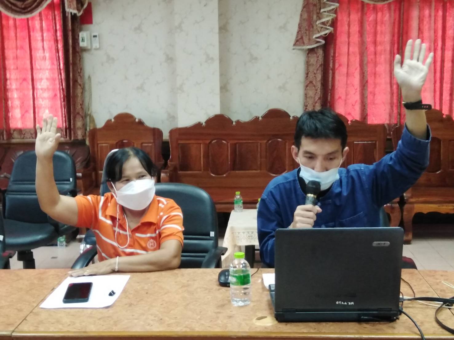 พช.หนองคาย ติดตามการดำเนินโครงการนำเสนอผลการจัดเก็บและรับรองคุณภาพข้อมูลความจำเป็นพื้นฐาน(จปฐ.) ระดับอปท. ตำบลโพนสา อำเภอท่าบ่อ ประจำปี 2564 ณ ห้องประชุมองค์การบริหารส่วนตำบลโพนสา ตำบลโพนสา อำเภอท่าบ่อ จังหวัดหนองคาย