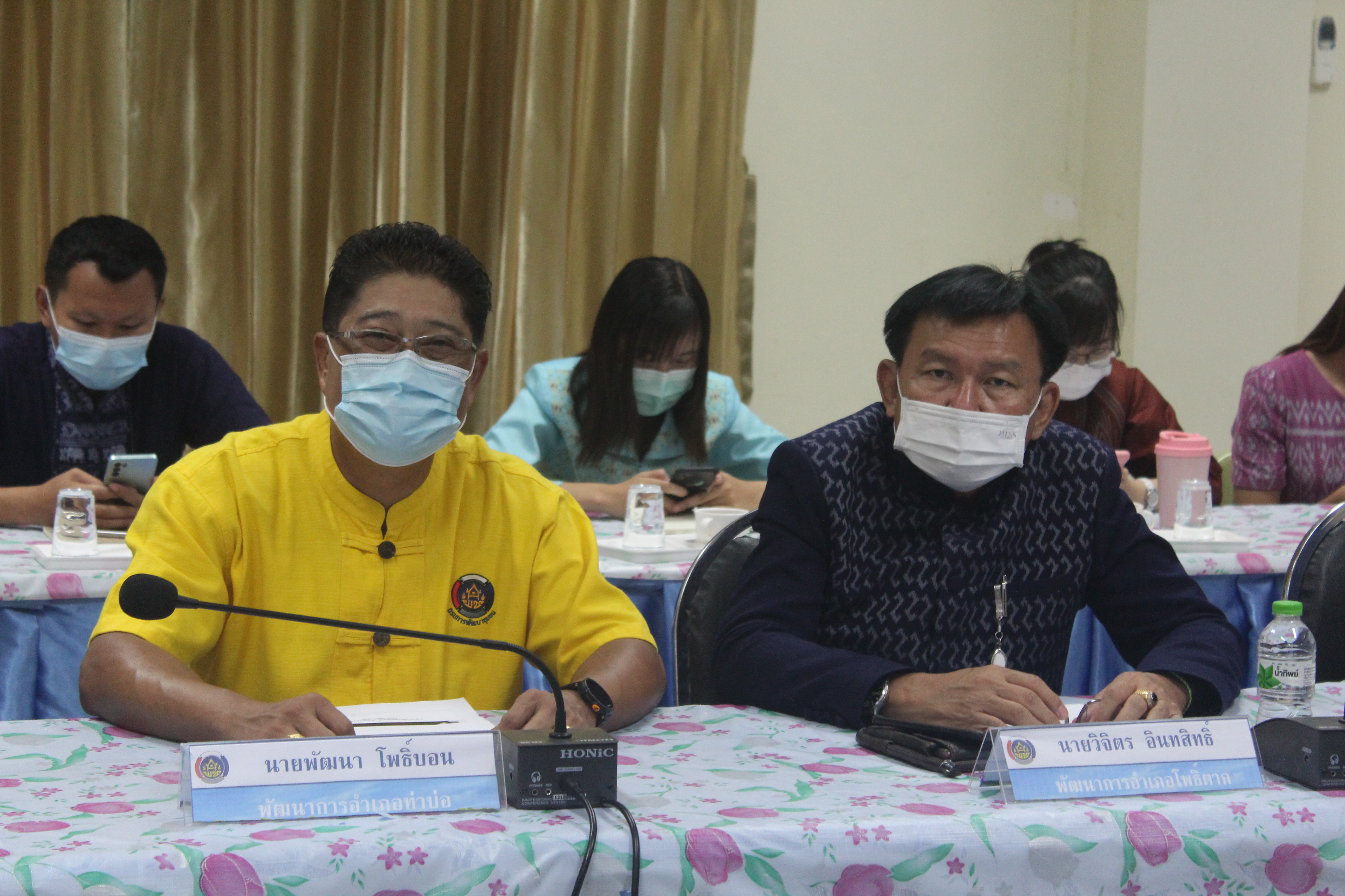 พช.หนองคาย ร่วมรับฟังการประชุมมอบนโยบายและแนวทางการดำเนินงานพัฒนาชุมชน ประจำปีงบประมาณ พ.ศ. ๒๕๖๕ ผ่านระบบวิดีทัศน์ทางไกล (Video Conference)