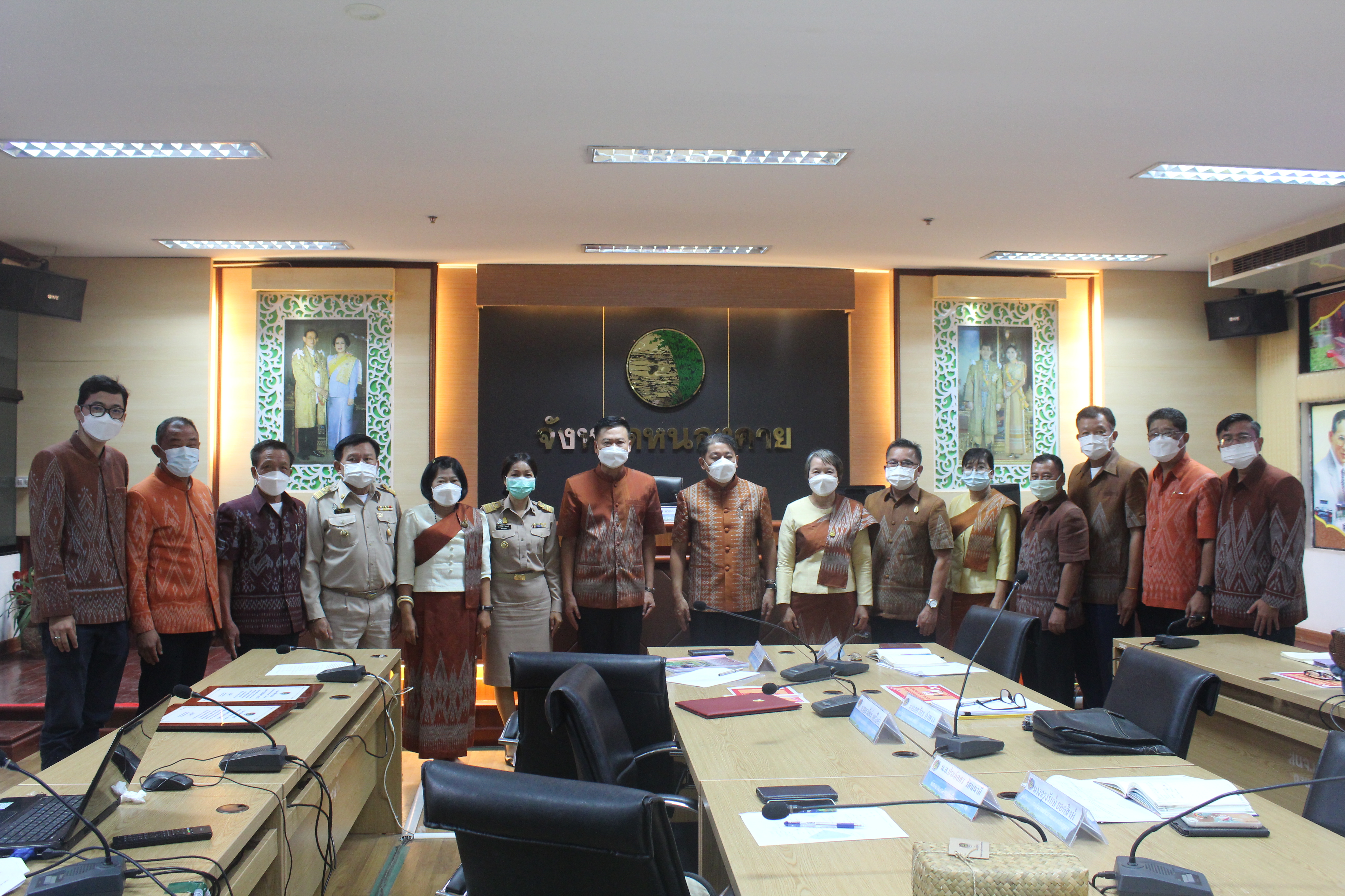 พช.หนองคาย ประชุมมอบแนวทางการขับเคลื่อนงานพัฒนาชุมชนจังหวัดหนองคาย ประจำปี 2565