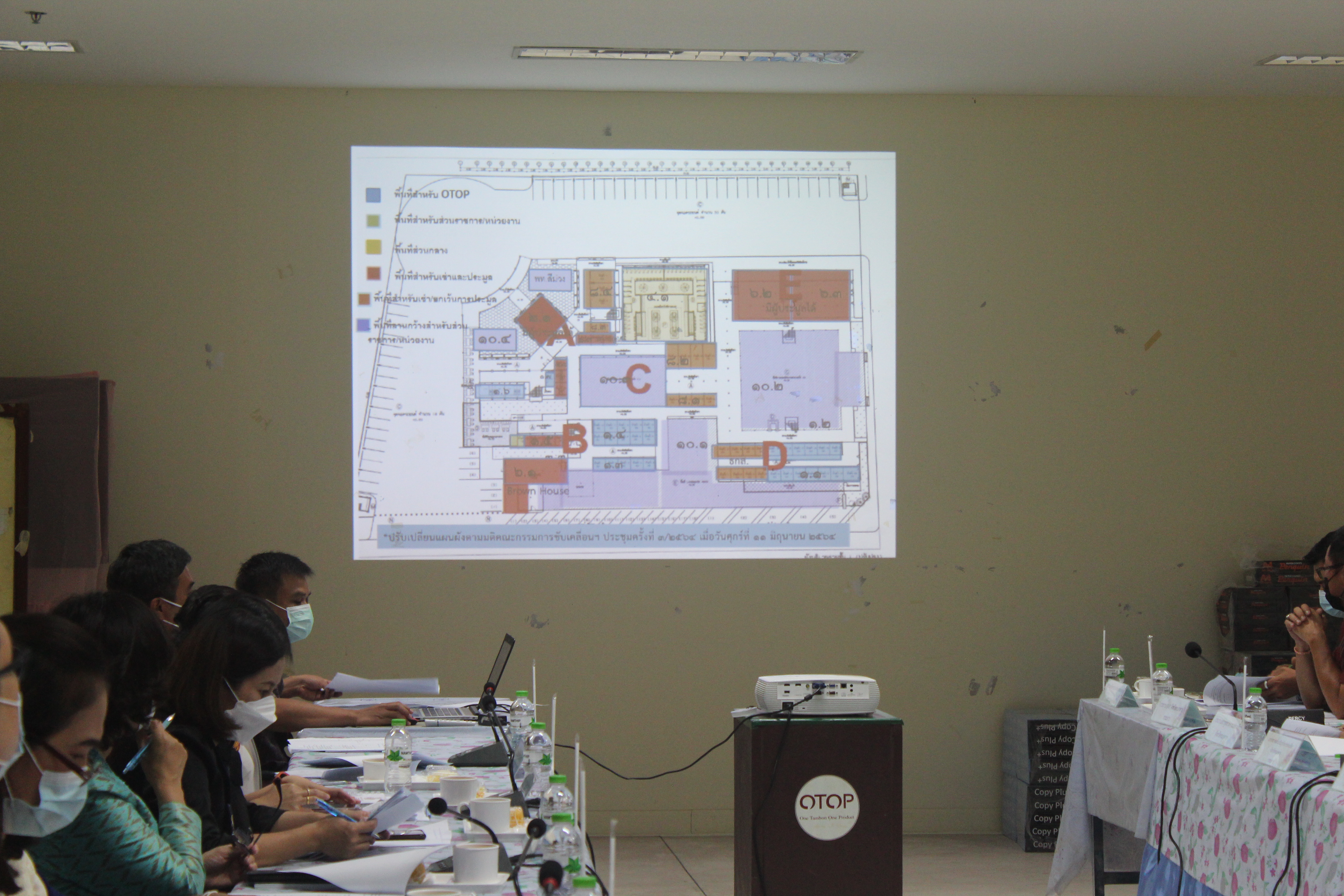 จังหวัดหนองคาย ประชุมคณะกรรมการขับเคลื่อนศูนย์แสดงและจำหน่ายผลิตภัณฑ์ OTOP จังหวัดหนองคาย ครั้งที่ 4/2564