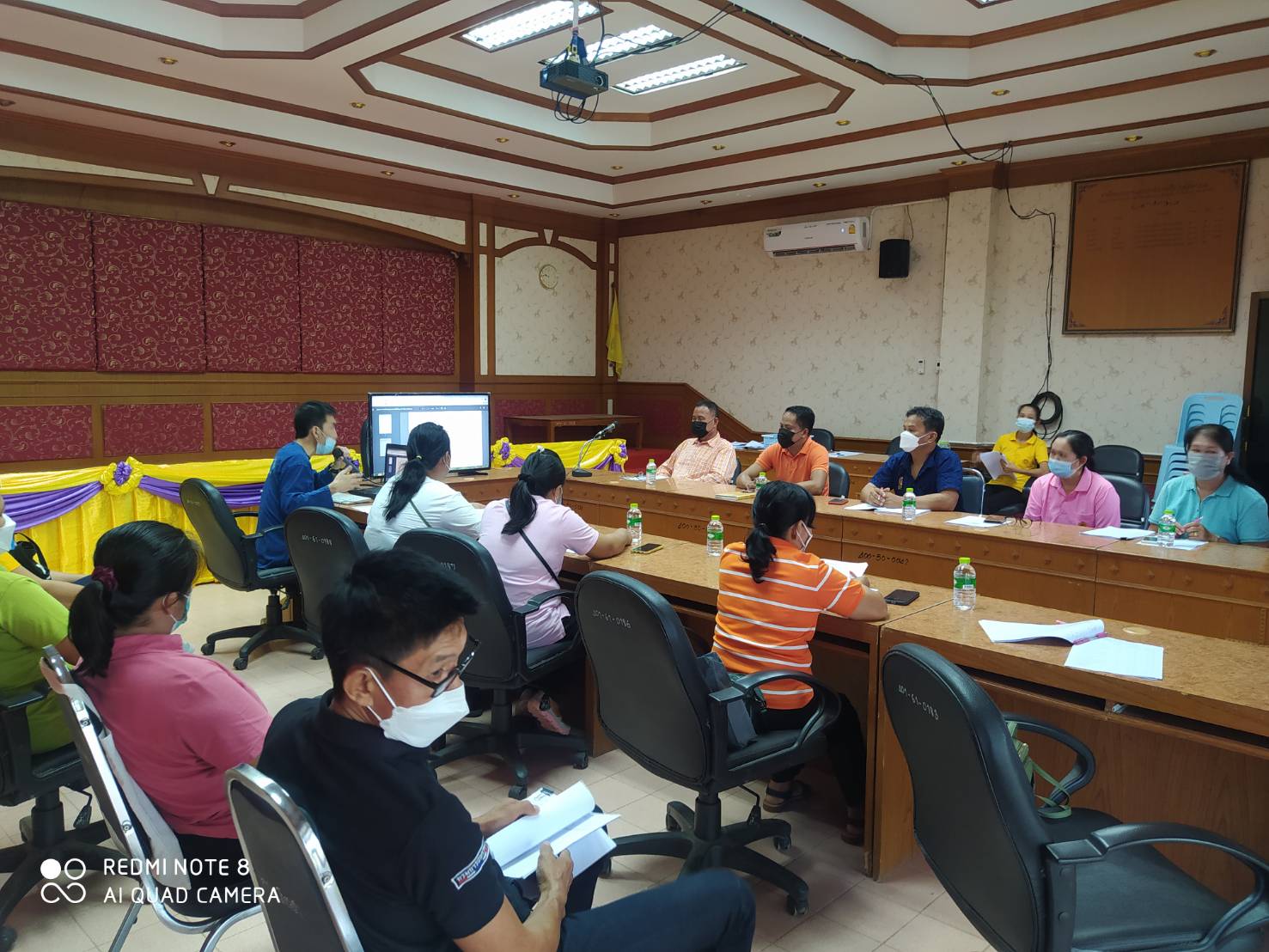 พช.หนองคาย ติดตามการดำเนินโครงการนำเสนอผลการจัดเก็บและรับรองคุณภาพข้อมูลความจำเป็นพื้นฐาน(จปฐ.) ระดับอปท. ตำบลโพนสา อำเภอท่าบ่อ ประจำปี 2564 ณ ห้องประชุมองค์การบริหารส่วนตำบลโพนสา ตำบลโพนสา อำเภอท่าบ่อ จังหวัดหนองคาย