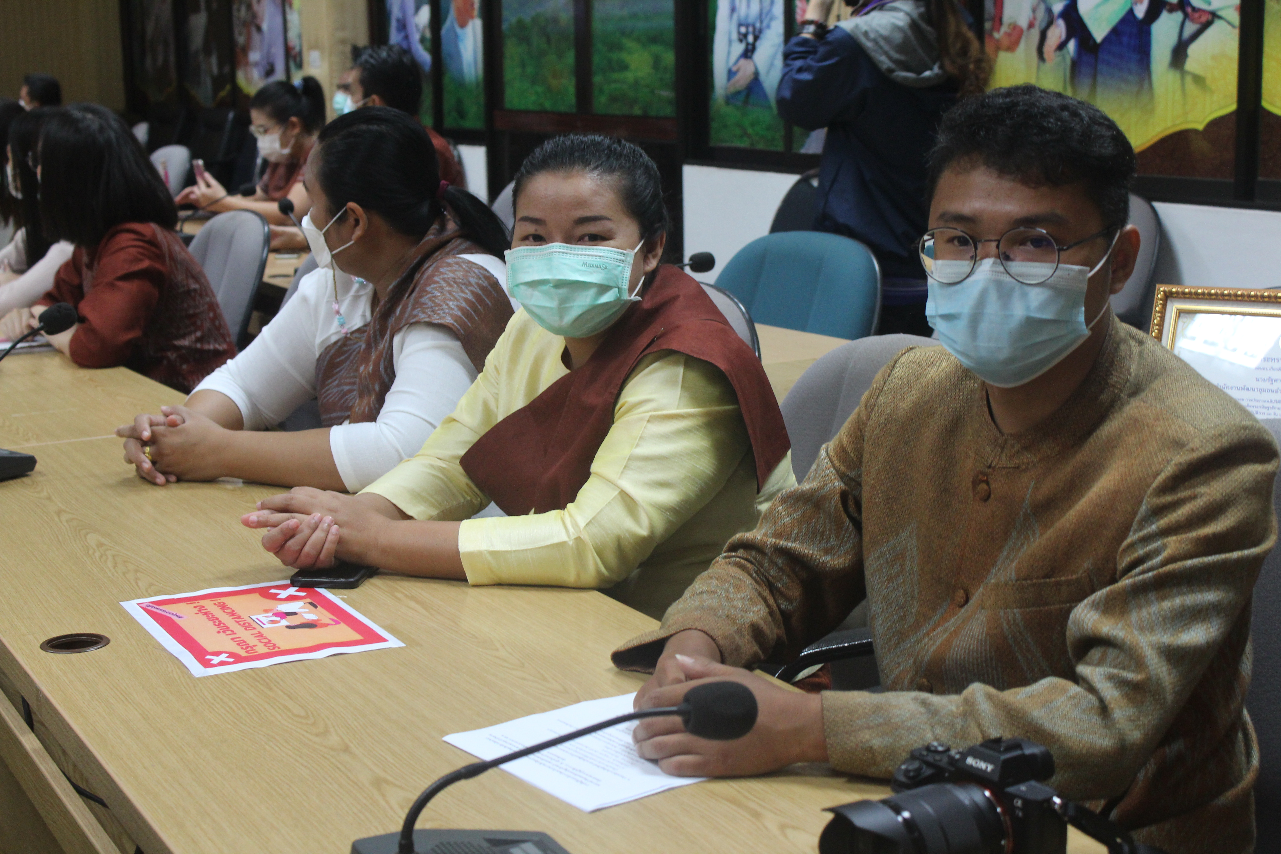 พช.หนองคาย ประชุมมอบแนวทางการขับเคลื่อนงานพัฒนาชุมชนจังหวัดหนองคาย ประจำปี 2565