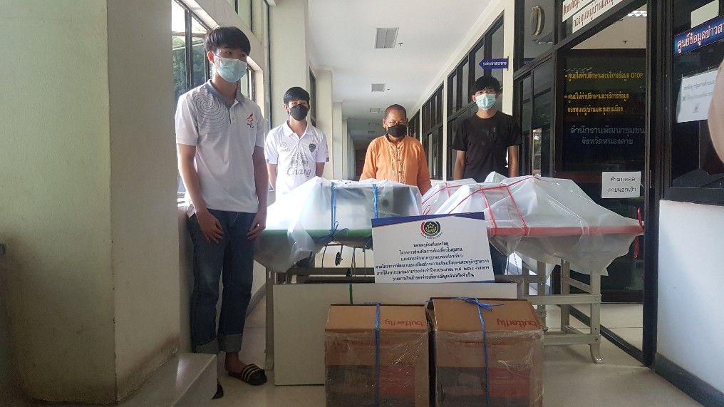 พช.หนองคาย ส่งมอบครุภัณฑ์และวัสดุ ให้กับหมู่บ้านท่องเที่ยวตามโครงการส่งเสริมการท่องเที่ยวในชุมชนและยกระดับมาตรฐานแหล่งท่องเที่ยวตามโครงการพัฒนาและเสริมสร้างความเข้มแข็งของเศรษฐกิจฐานรากภายใต้งบประมาณรายจ่ายประจำปีงบระมาณ พ.ศ.๒๕๖๔ งบกลางรายการเงินสำรองจ่ายเพื่อกรณีฉุกเฉินหรือจำเป็น