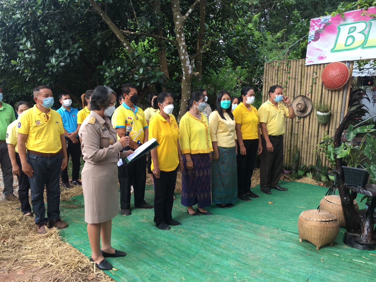 พช.หนองคาย “ขับเคลื่อนพลังจิตอาสา” จัดพิธีเปิดศูนย์ผู้นำจิตอาสาพัฒนาชุมชน กรมการพัฒนาชุมชน จังหวัดหนองคาย